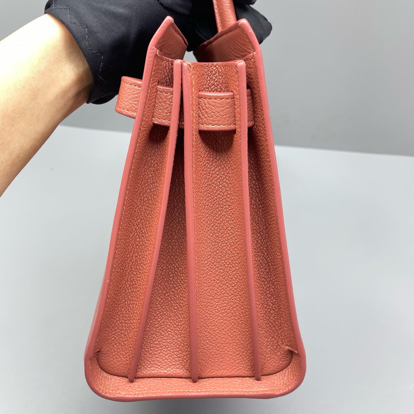 Saint Laurent - Sac de Jour - Leather - Burgundy - (small)