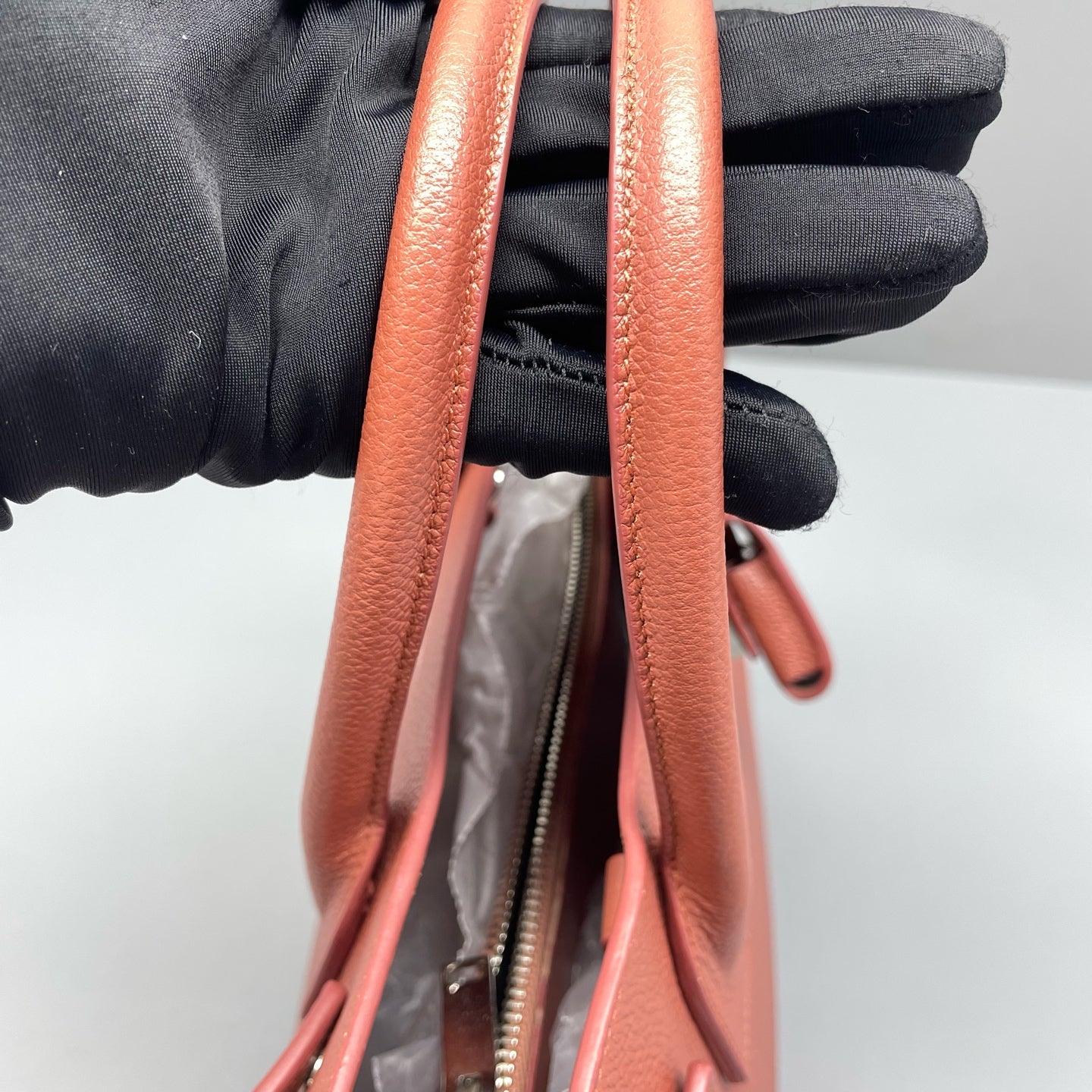 Saint Laurent - Sac de Jour - Leather - Burgundy - (small)