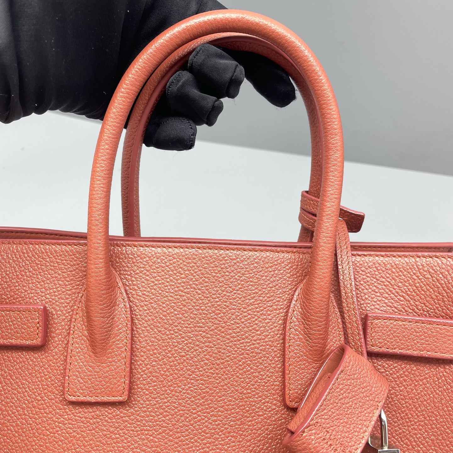 Saint Laurent - Sac de Jour - Leather - Burgundy - (small)
