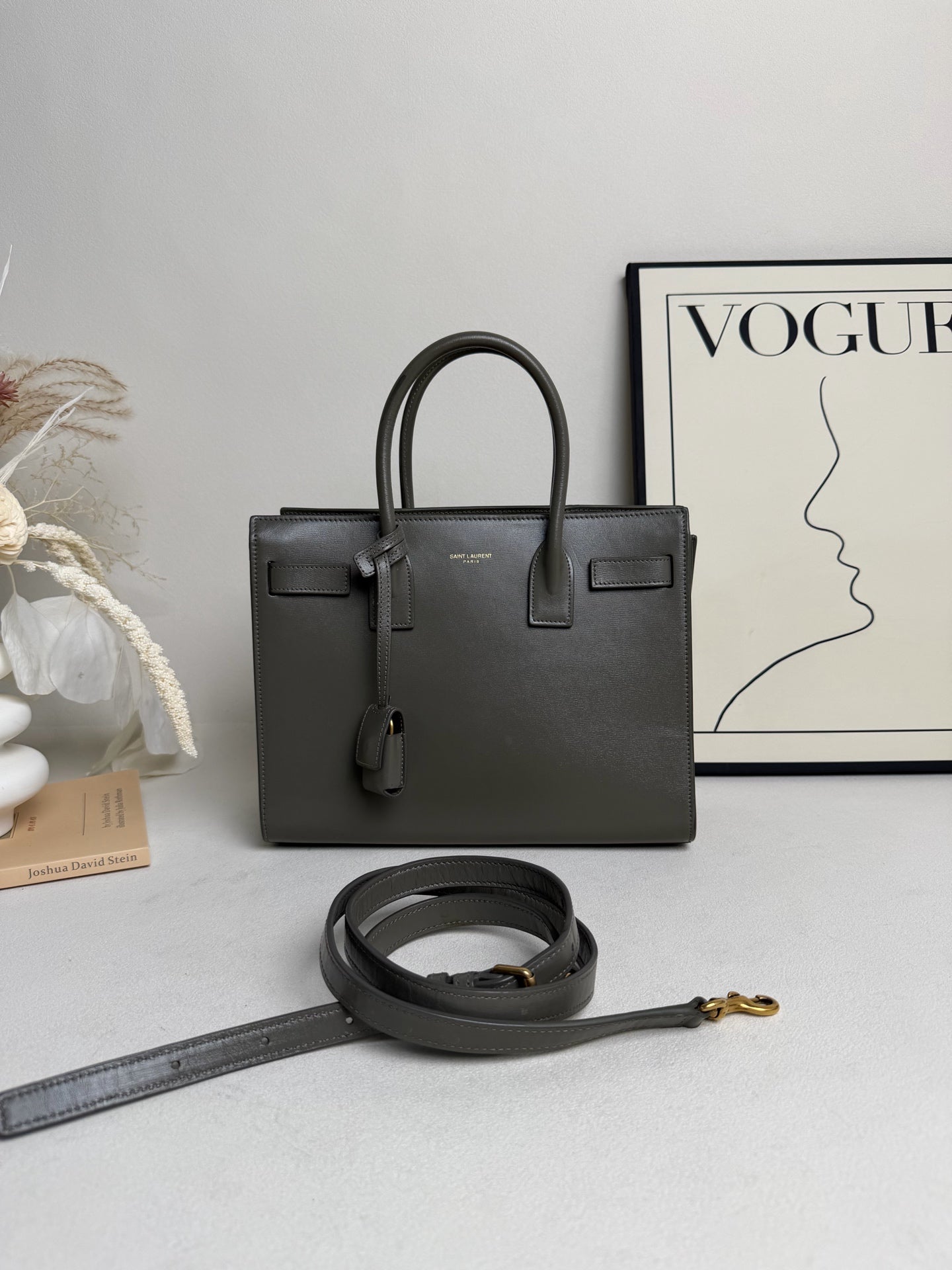 Saint Laurent - Sac De Jour - Leather - Grey - (small)