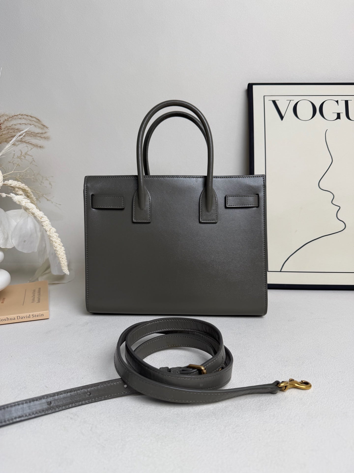Saint Laurent - Sac De Jour - Leather - Grey - (small)