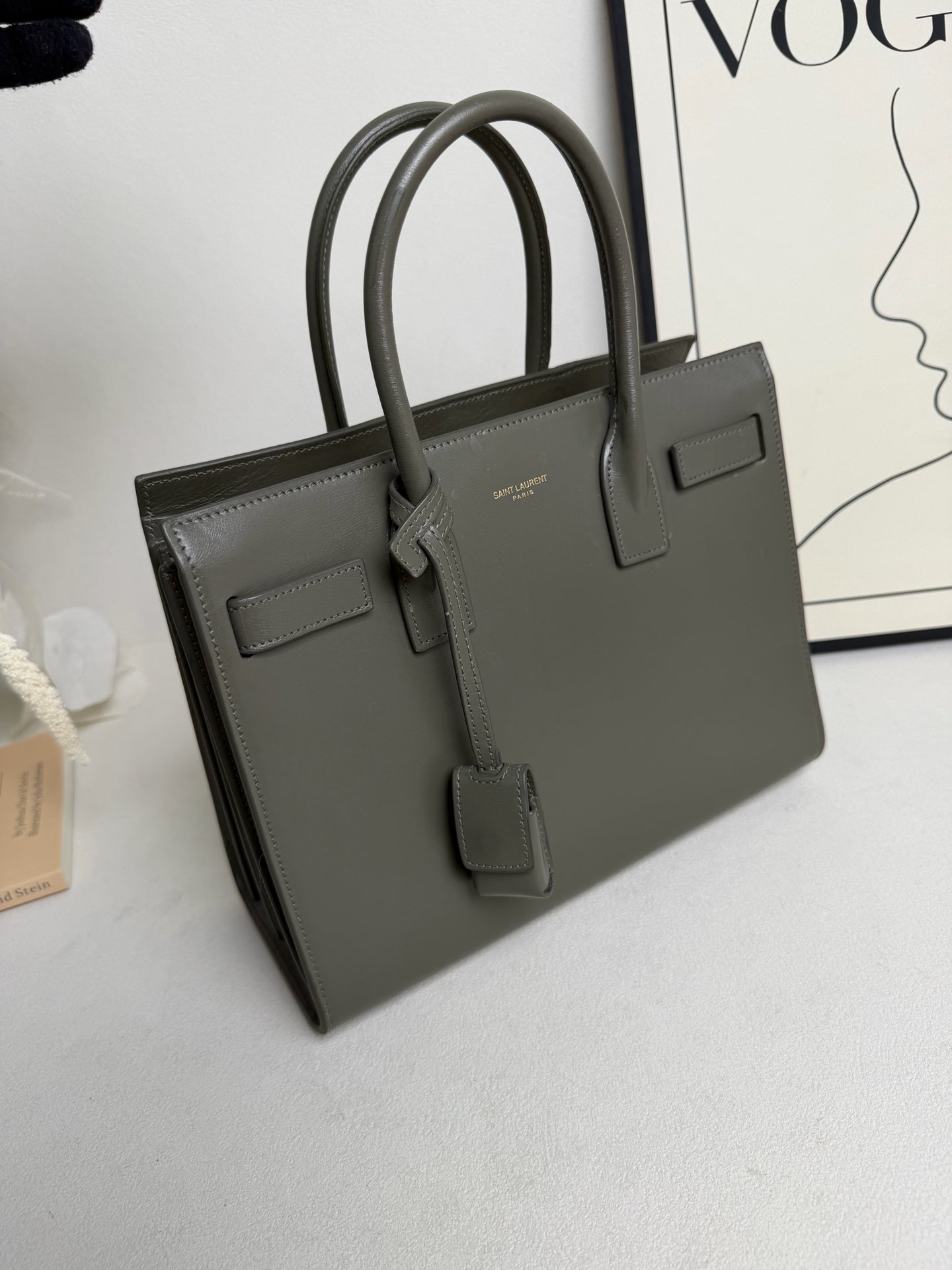 Saint Laurent - Sac De Jour - Leather - Grey - (small)