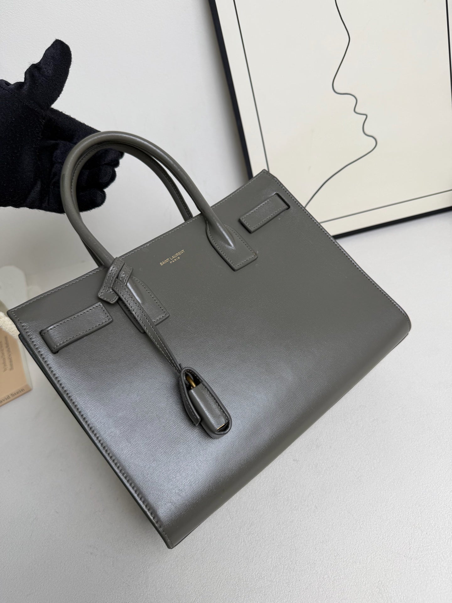Saint Laurent - Sac De Jour - Leather - Grey - (small)