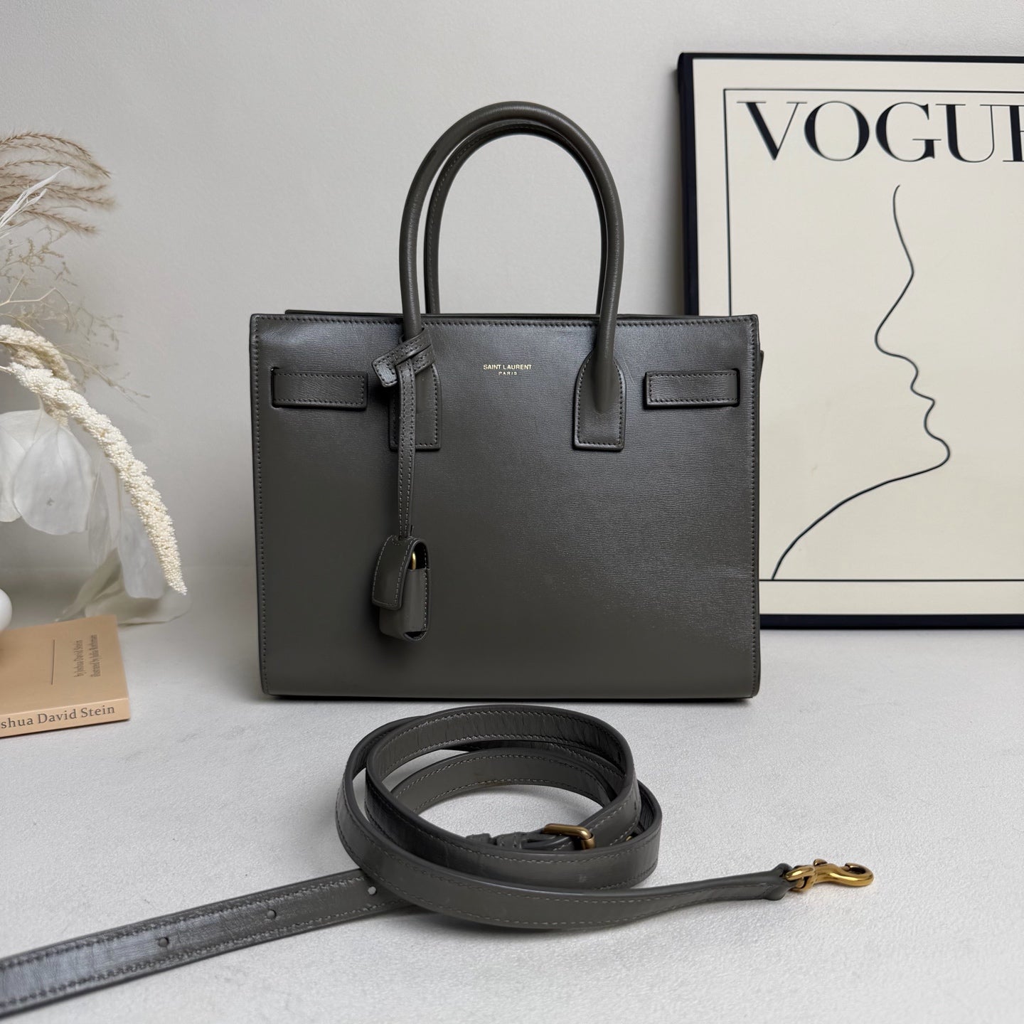 Saint Laurent - Sac De Jour - Leather - Grey - (small)