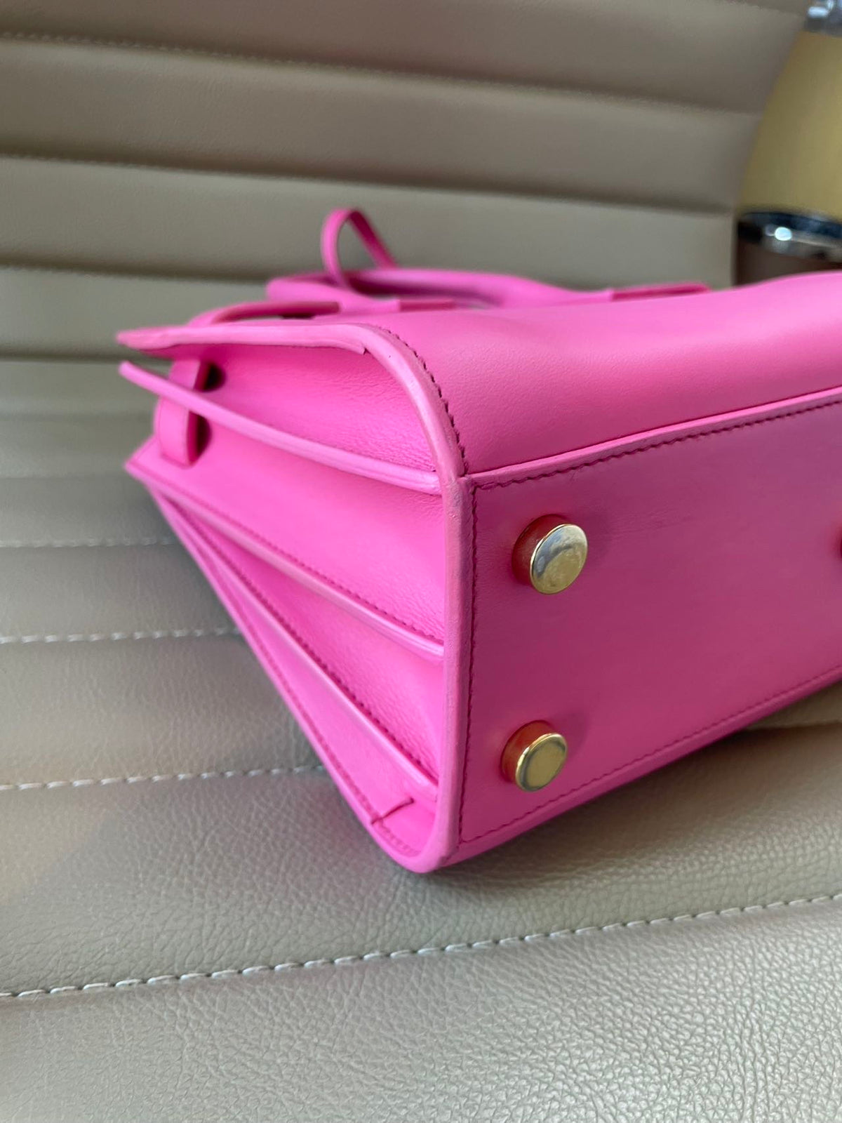 Saint Laurent - Sac de Jour - Leather - Pink