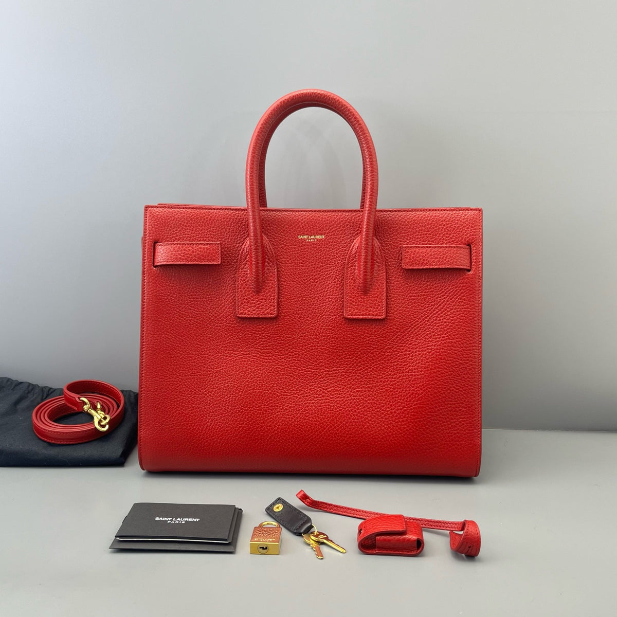 Saint Laurent - Sac de Jour - Leather - Red - (medium)