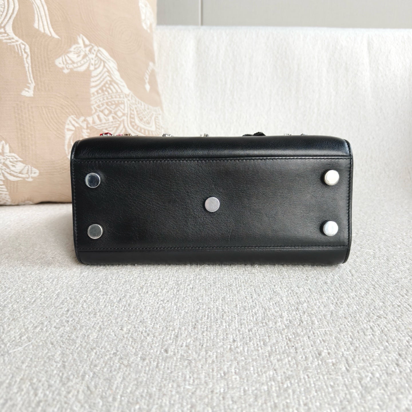 Saint Laurent - Sac de Jour Limited Edition Star & Moon Gem - Cowhide leather - Black - (mini)