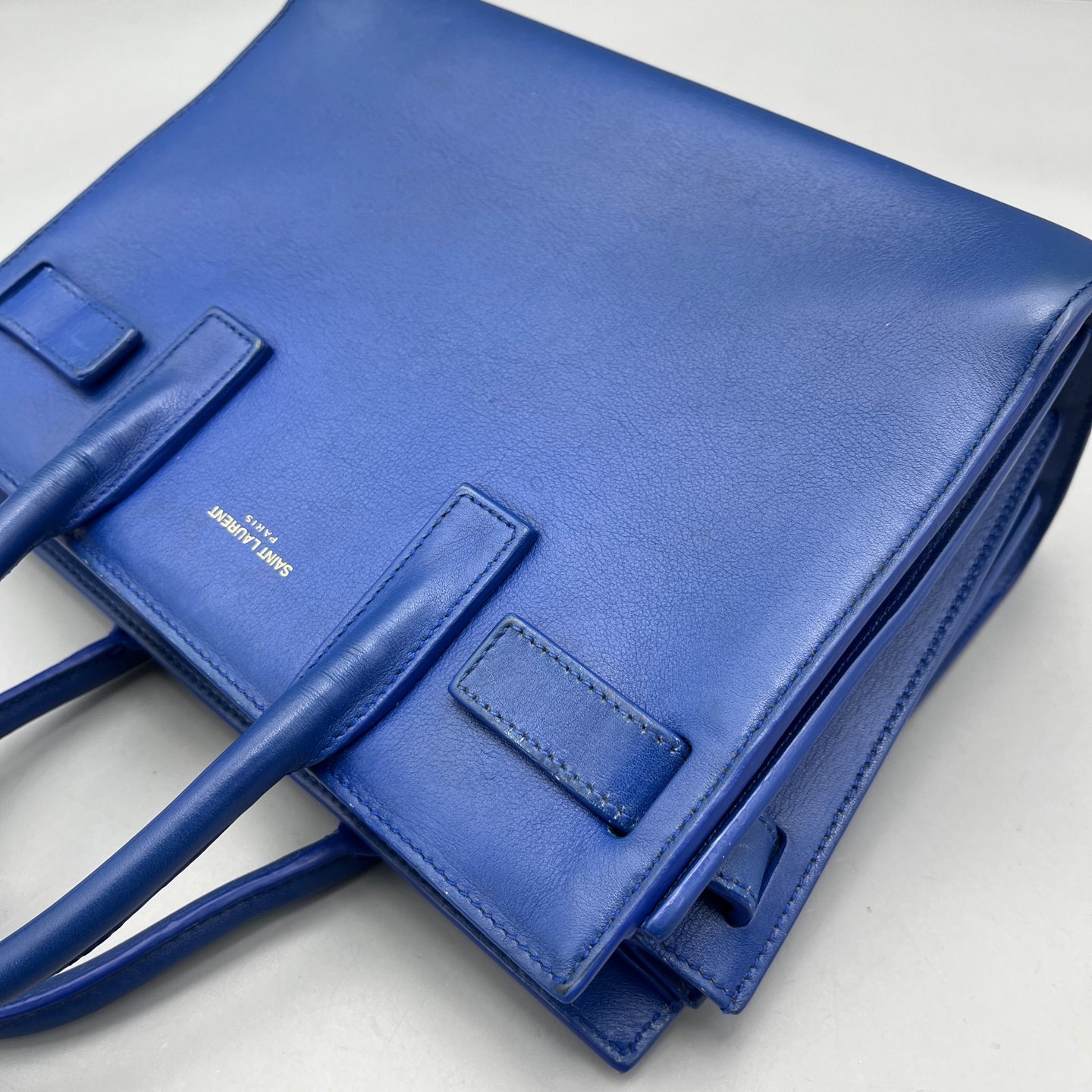 Saint Laurent - Sac de Jour Nano - Leather - Blue - (mini)