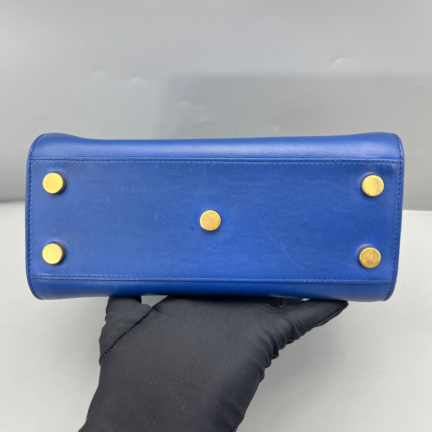 Saint Laurent - Sac de Jour Nano - Leather - Blue - (mini)