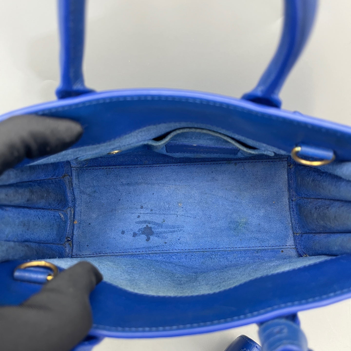 Saint Laurent - Sac de Jour Nano - Leather - Blue - (mini)