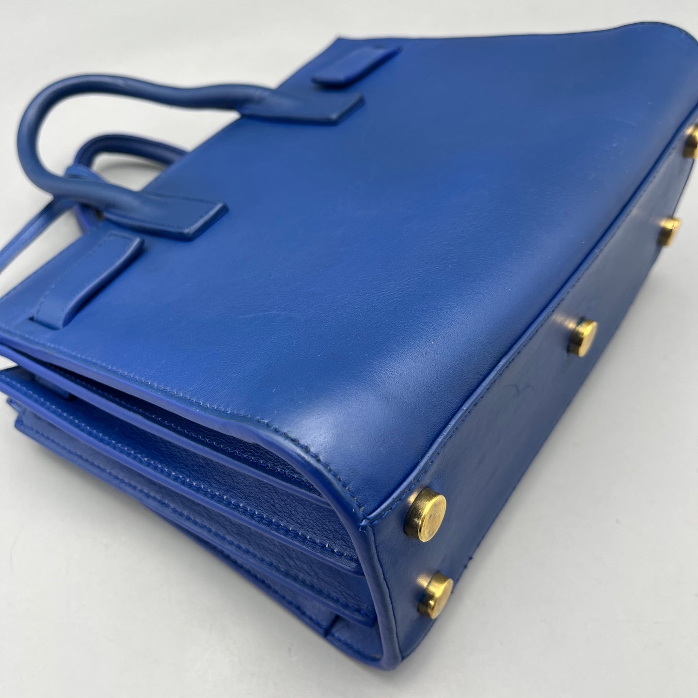 Saint Laurent - Sac de Jour Nano - Leather - Blue - (mini)