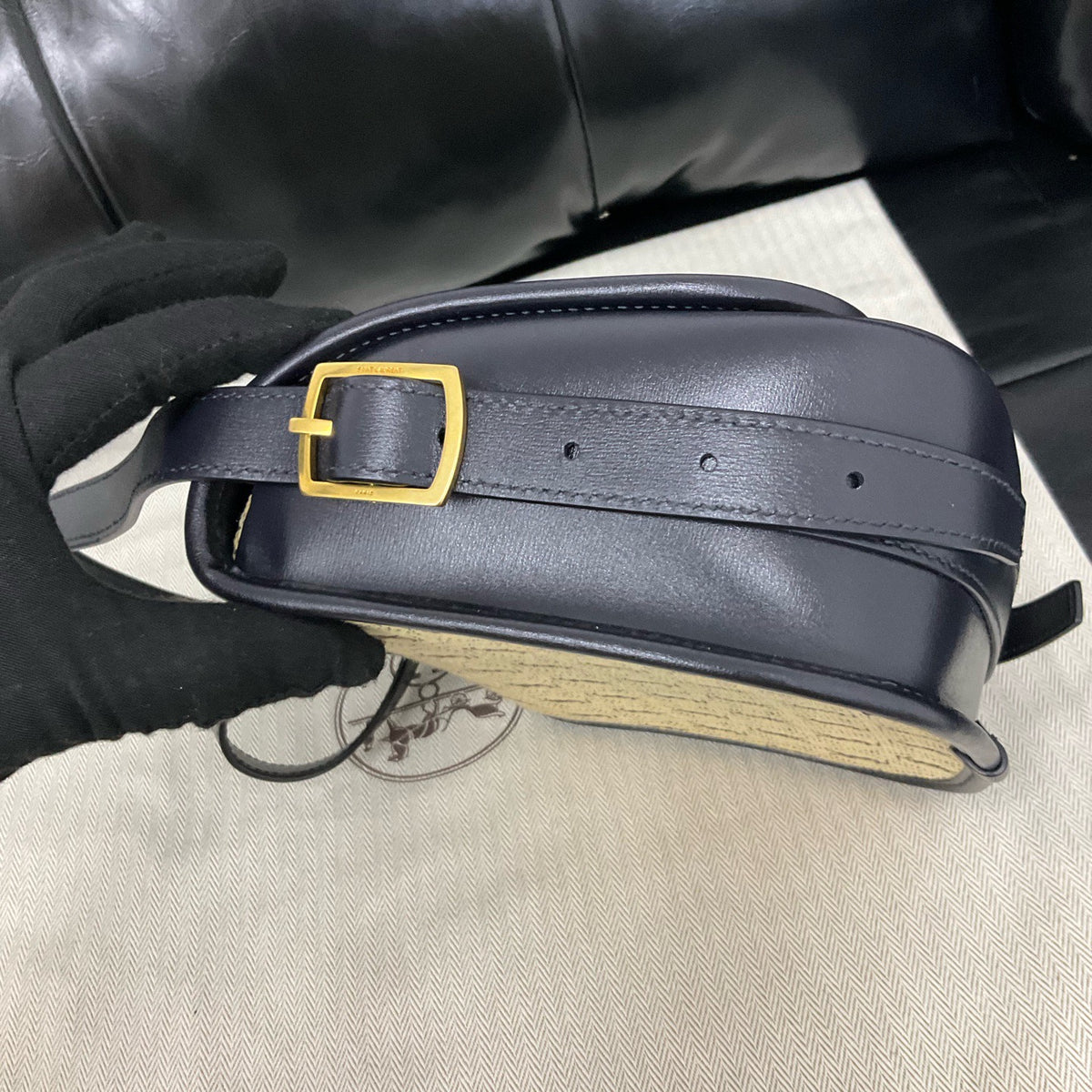 Saint Laurent - Saddle Bag - Cloth - Beige - (small)