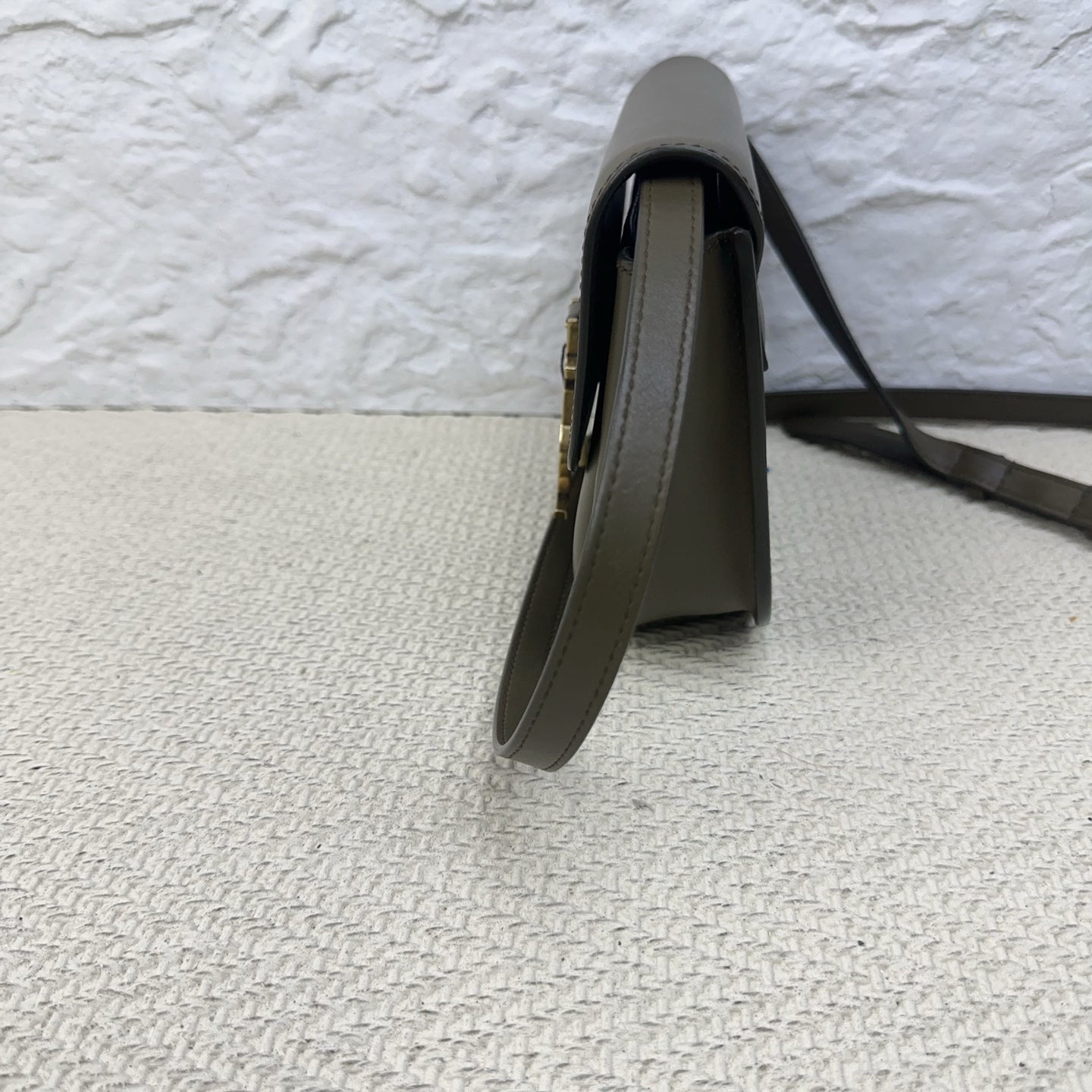 Saint Laurent - Saddle Bag - Leather - Green - (Small)