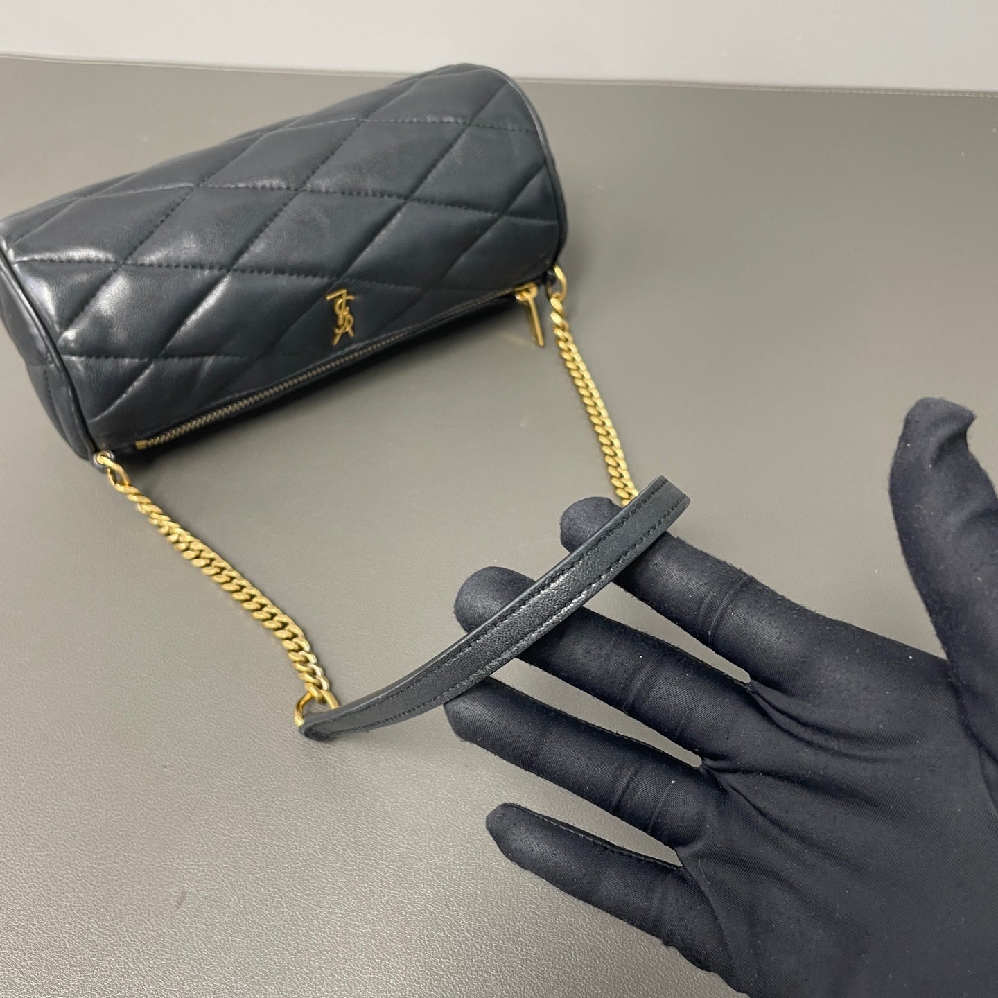 Saint Laurent - Sade - Leather - Black - (mini)