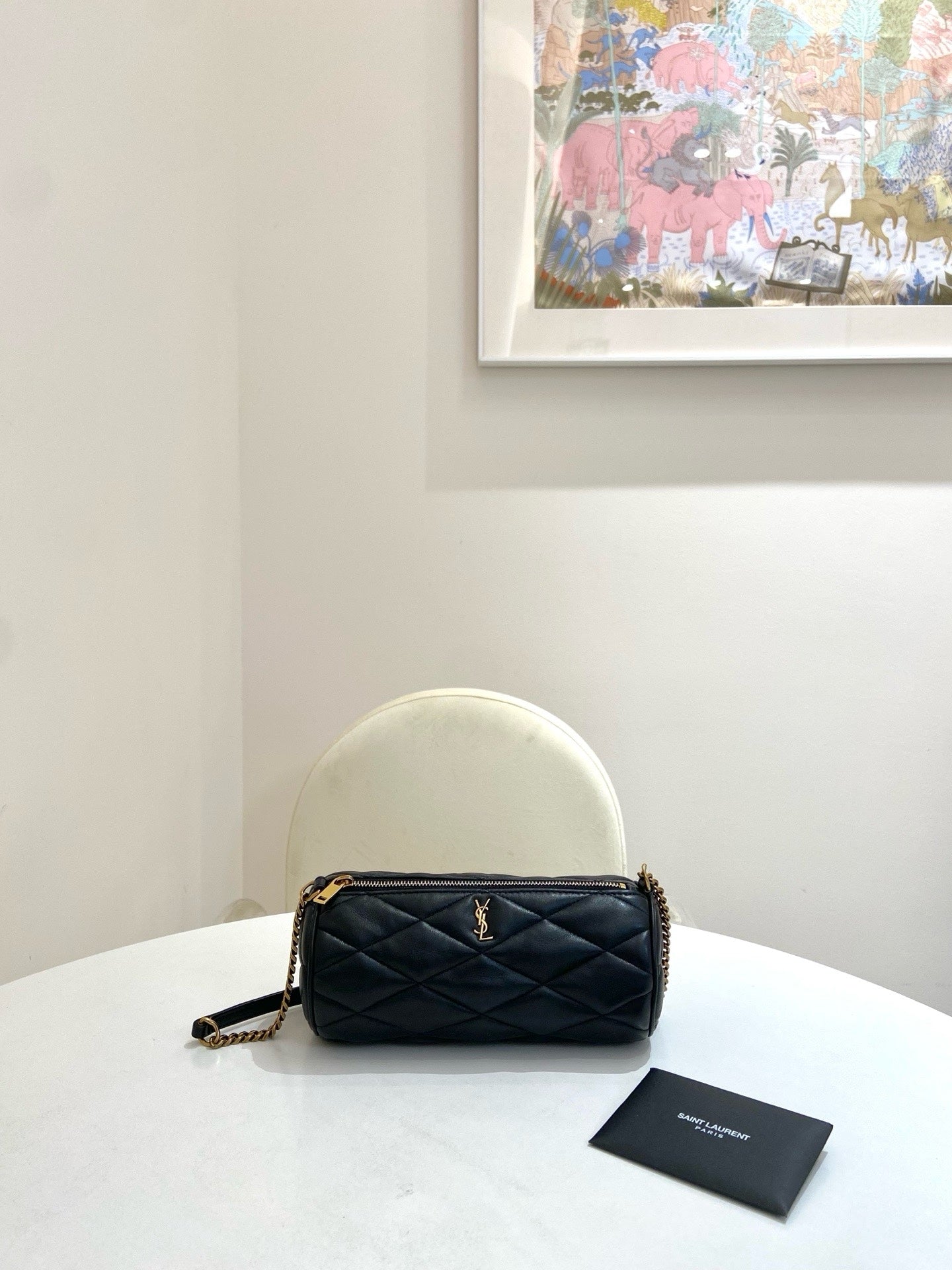 Saint Laurent - Sade - Leather - Black - (Small)