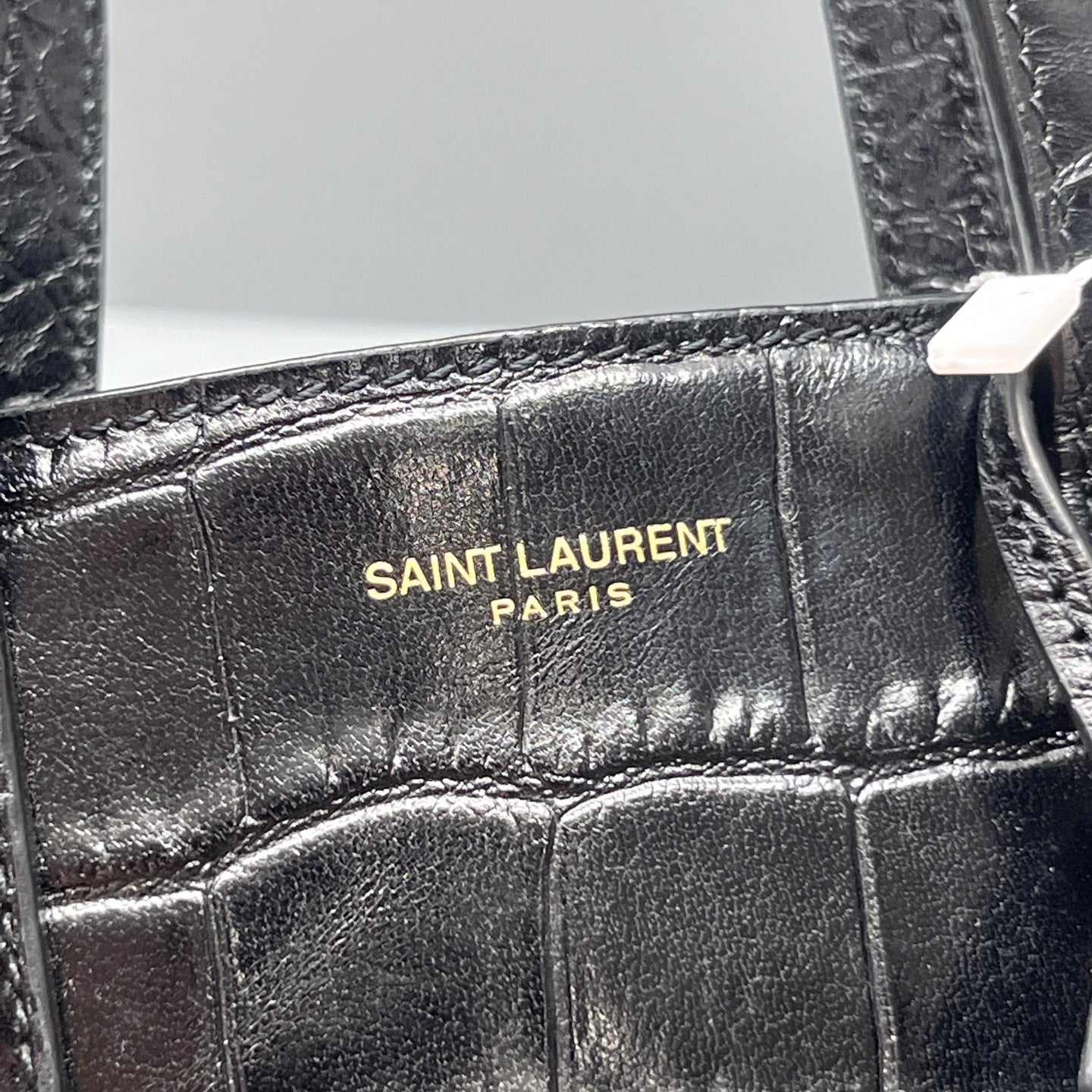 Saint Laurent - Shopping Bag - Leather - Black - (mini)