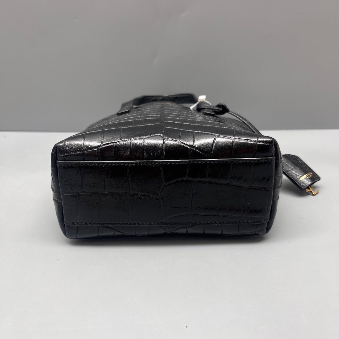 Saint Laurent - Shopping Bag - Leather - Black - (mini)