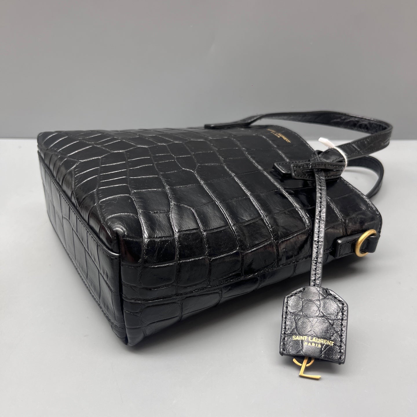 Saint Laurent - Shopping Bag - Leather - Black - (mini)