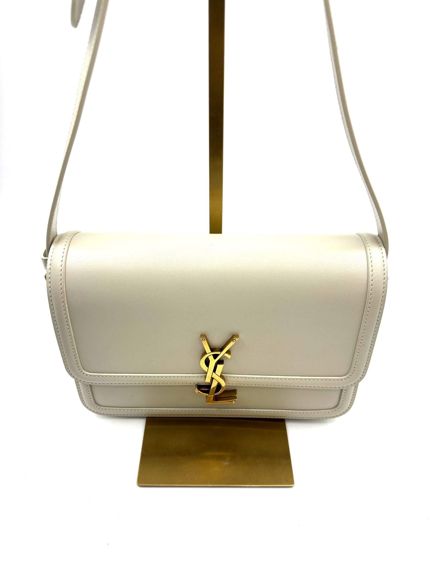 Saint Laurent - SOLFERINO - Leather - White