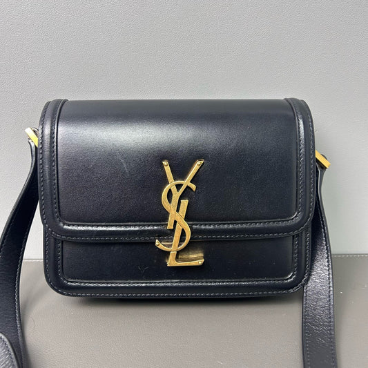 Saint Laurent - Solferino Box - Leather - Black - (small)