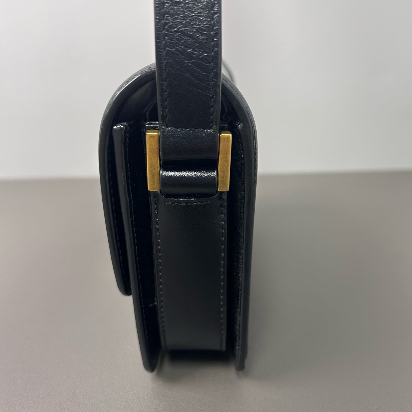 Saint Laurent - Solferino Box - Leather - Black - (small)