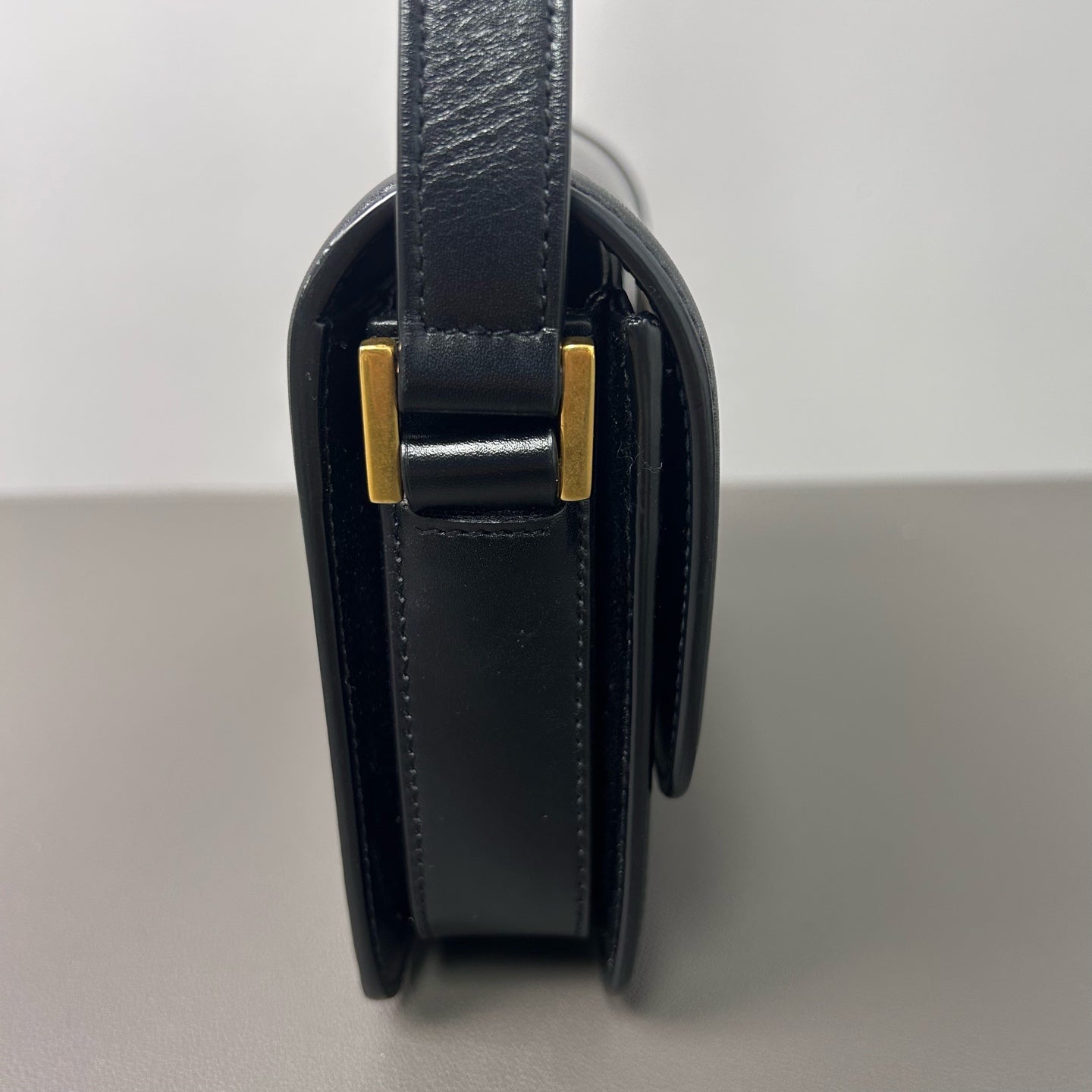 Saint Laurent - Solferino Box - Leather - Black - (small)
