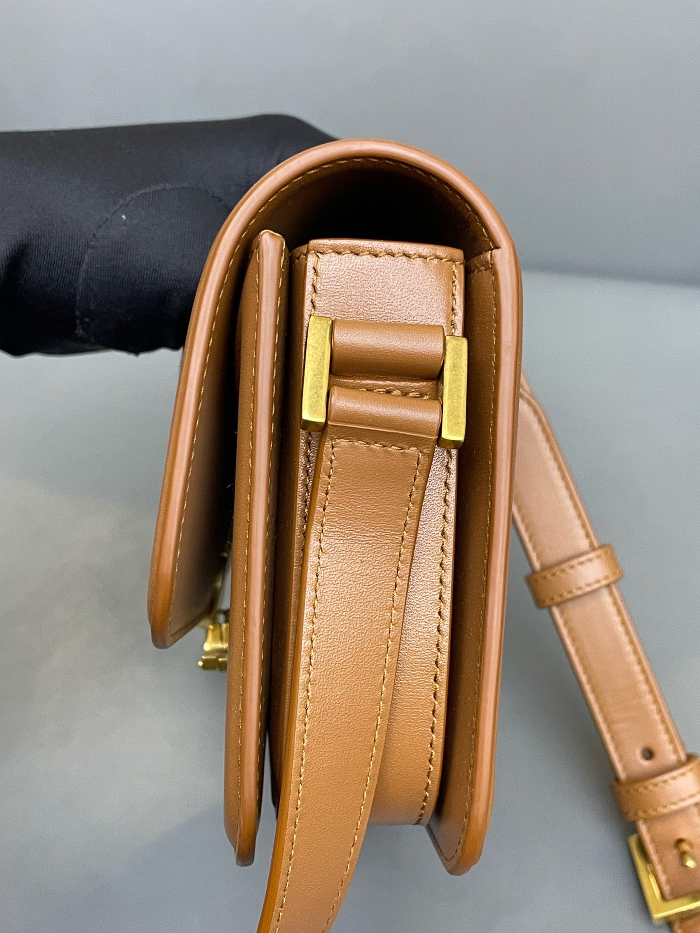 Saint Laurent - Solferino - Canvas and Leather - White and Brown - (small)