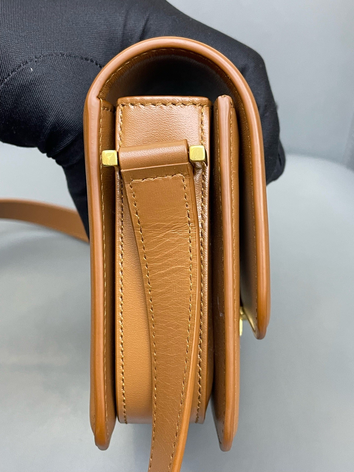 Saint Laurent - Solferino - Canvas and Leather - White and Brown - (small)