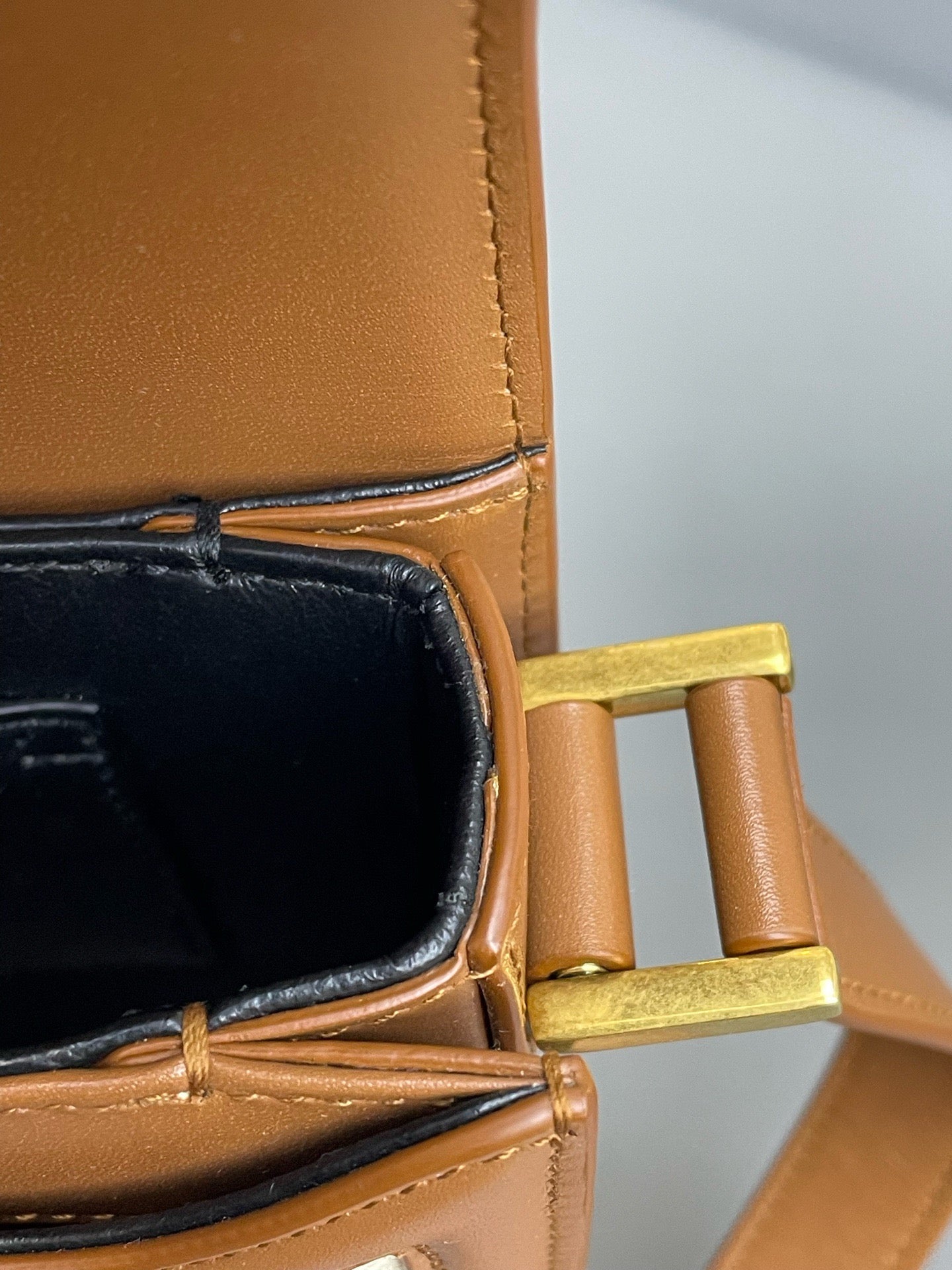 Saint Laurent - Solferino - Canvas and Leather - White and Brown - (small)