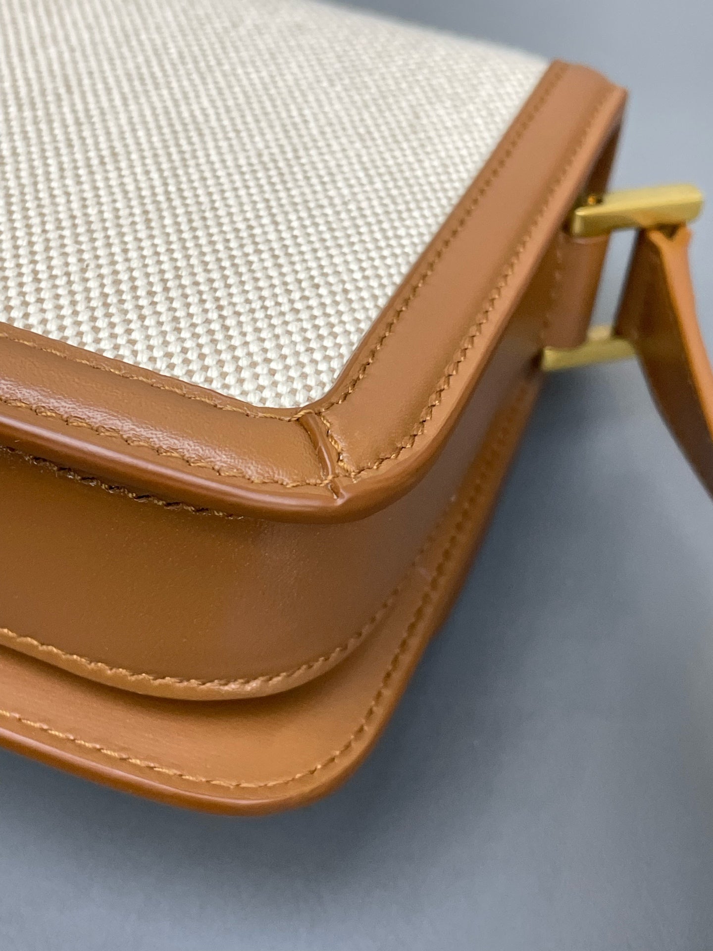 Saint Laurent - Solferino - Canvas and Leather - White - (small)