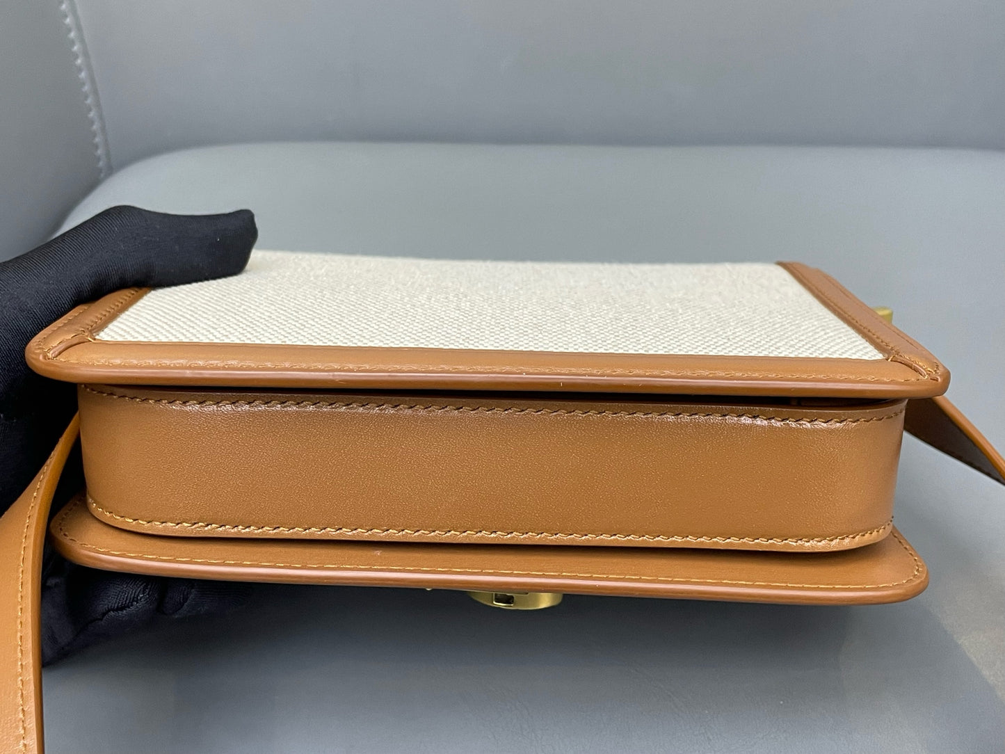 Saint Laurent - Solferino - Canvas and Leather - White - (small)