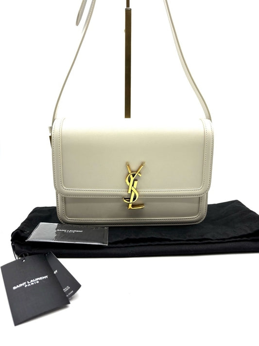 Saint Laurent - Solferino - Leather - Beige - (Medium)