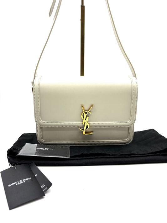 Saint Laurent - Solferino - Leather - Beige - (medium)