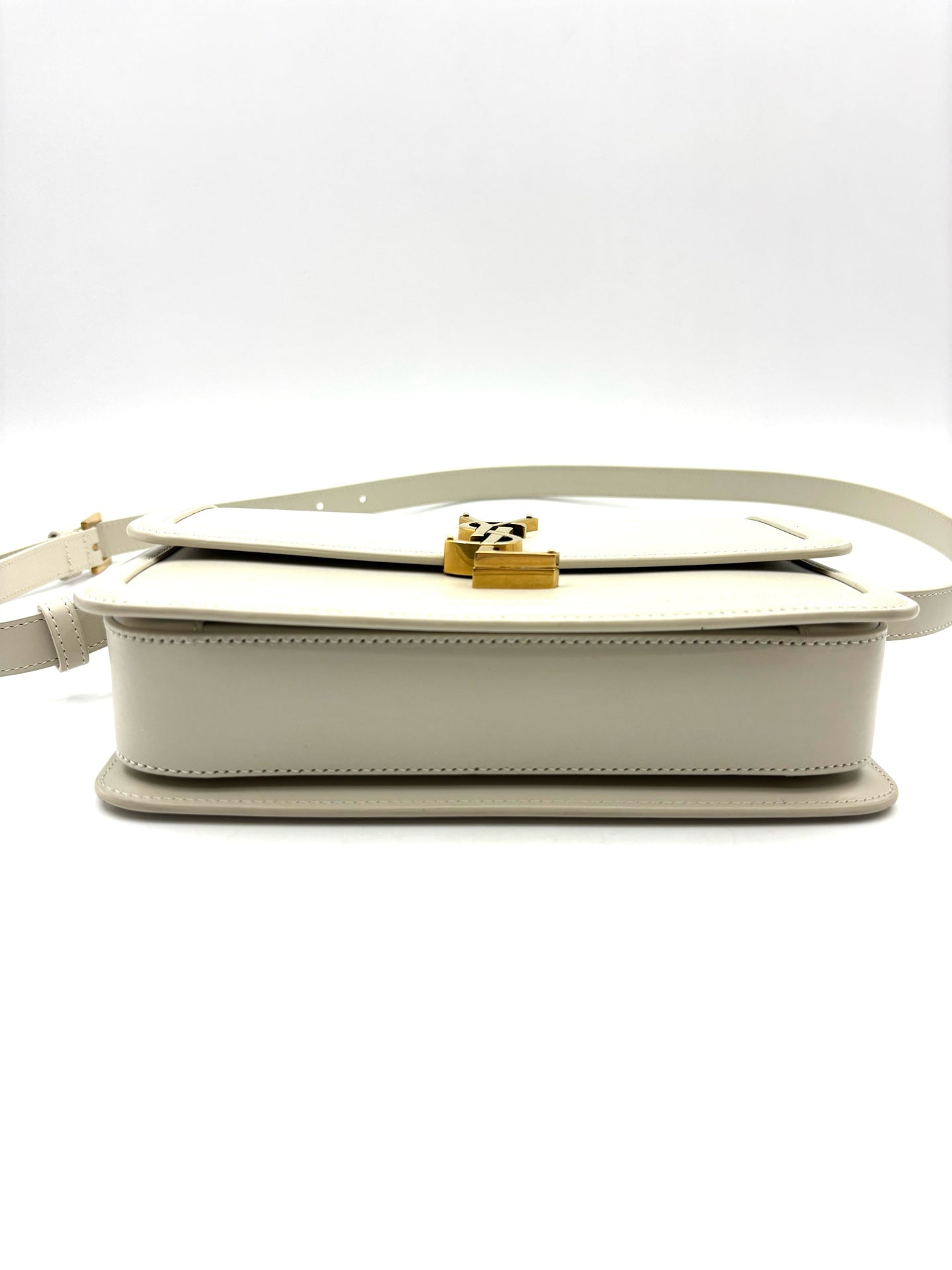 Saint Laurent - Solferino - Leather - Beige - (medium)