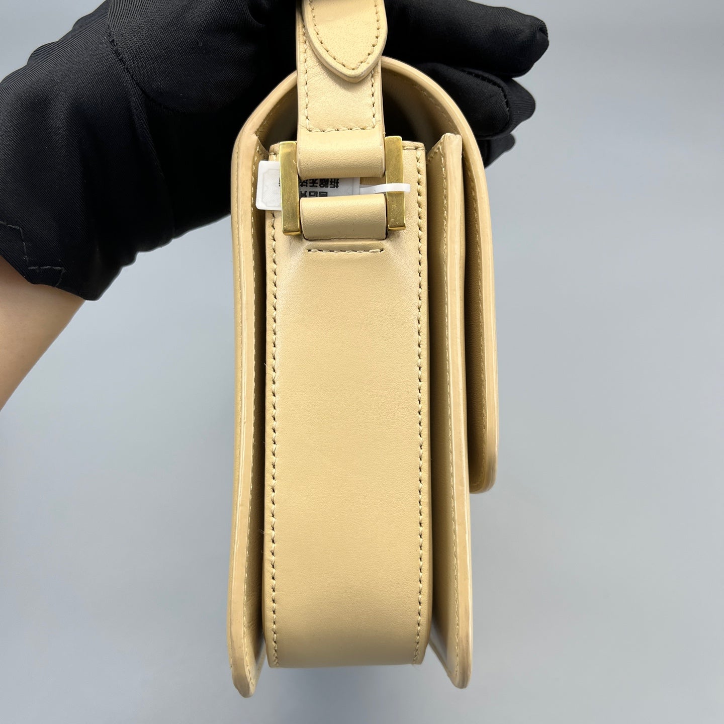 Saint Laurent - Solferino - Leather - Beige - (medium)