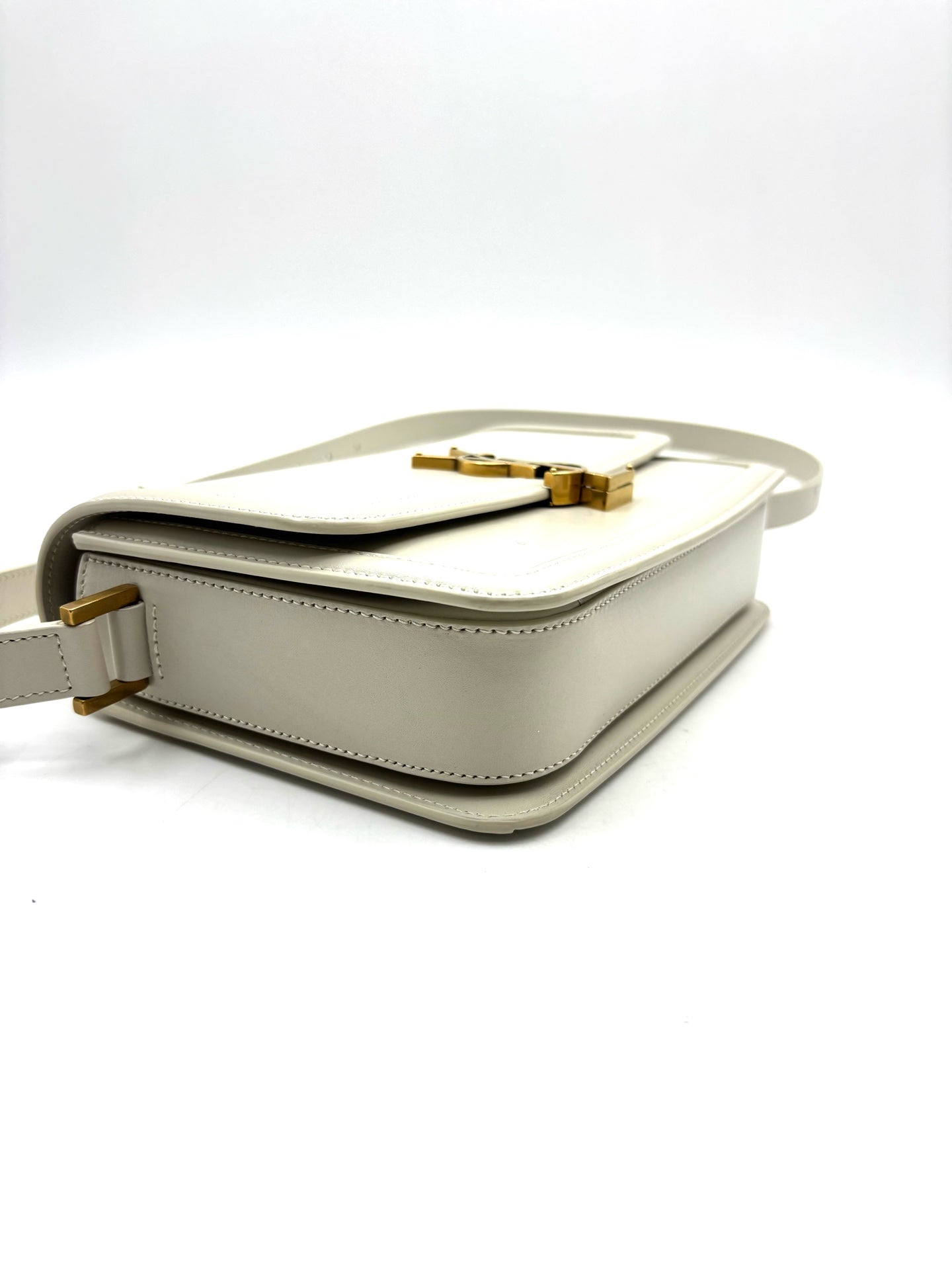 Saint Laurent - Solferino - Leather - Beige - (medium)