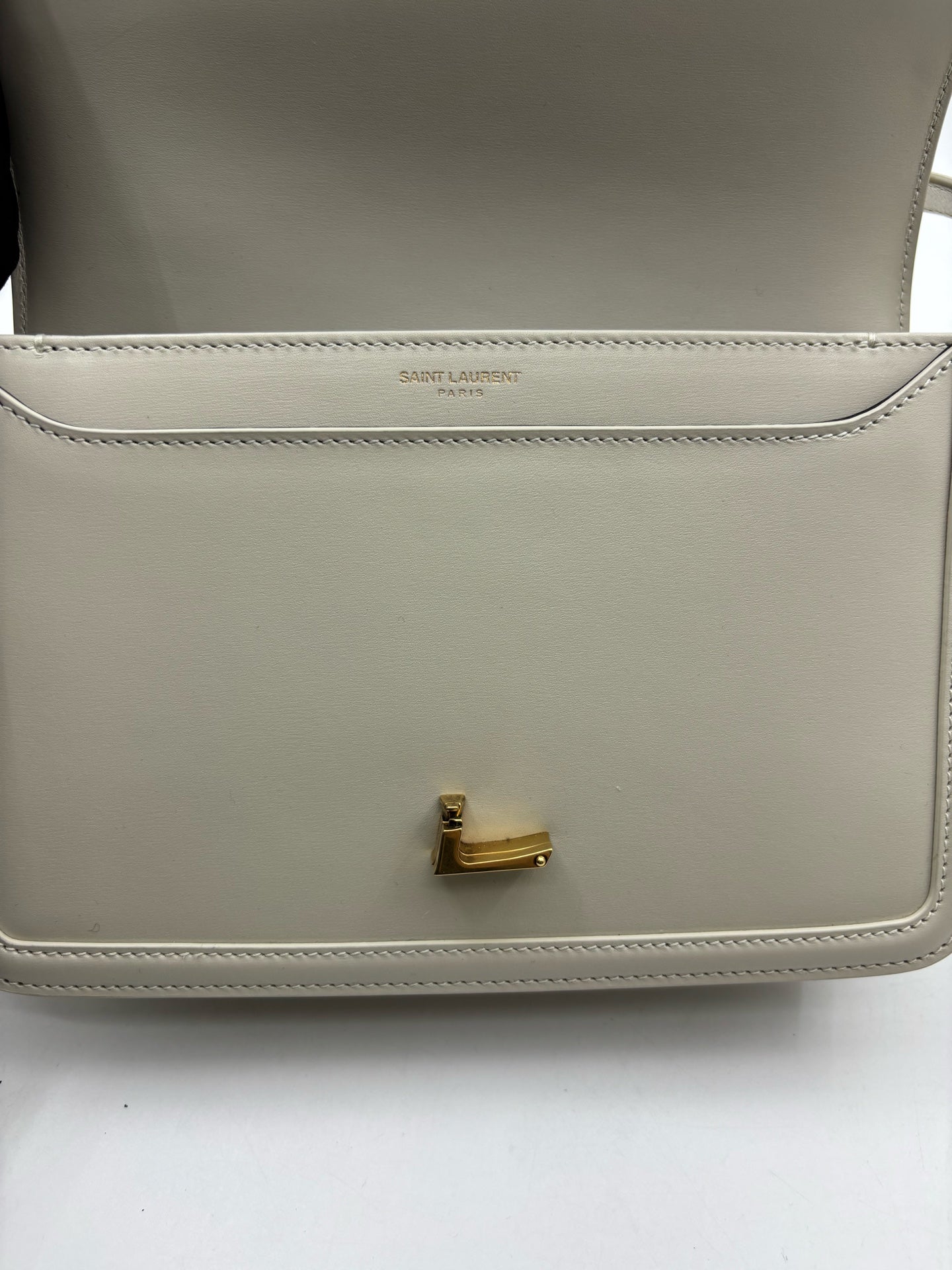 Saint Laurent - Solferino - Leather - Beige - (medium)