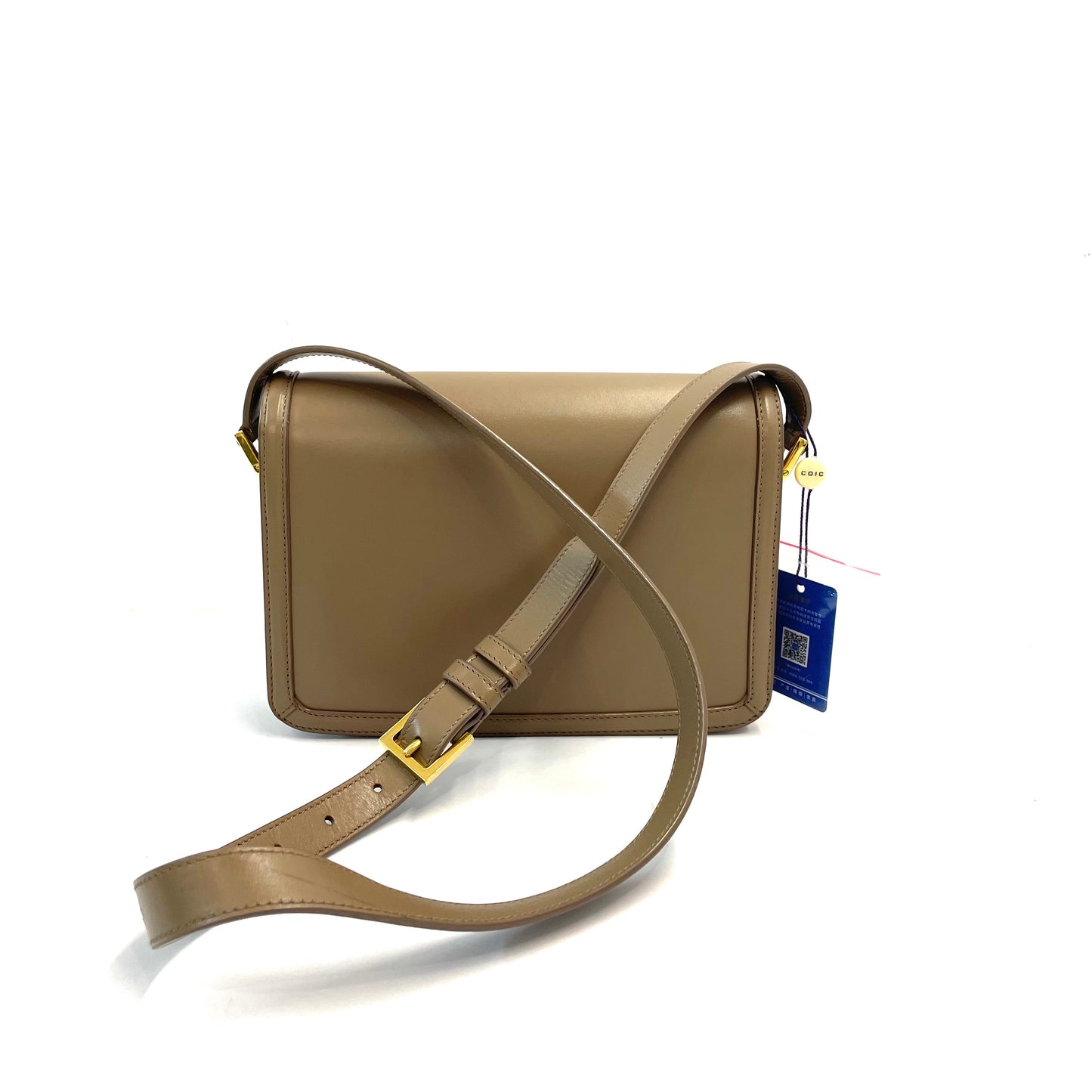 Saint Laurent - Solferino - Leather - Beige - (small)