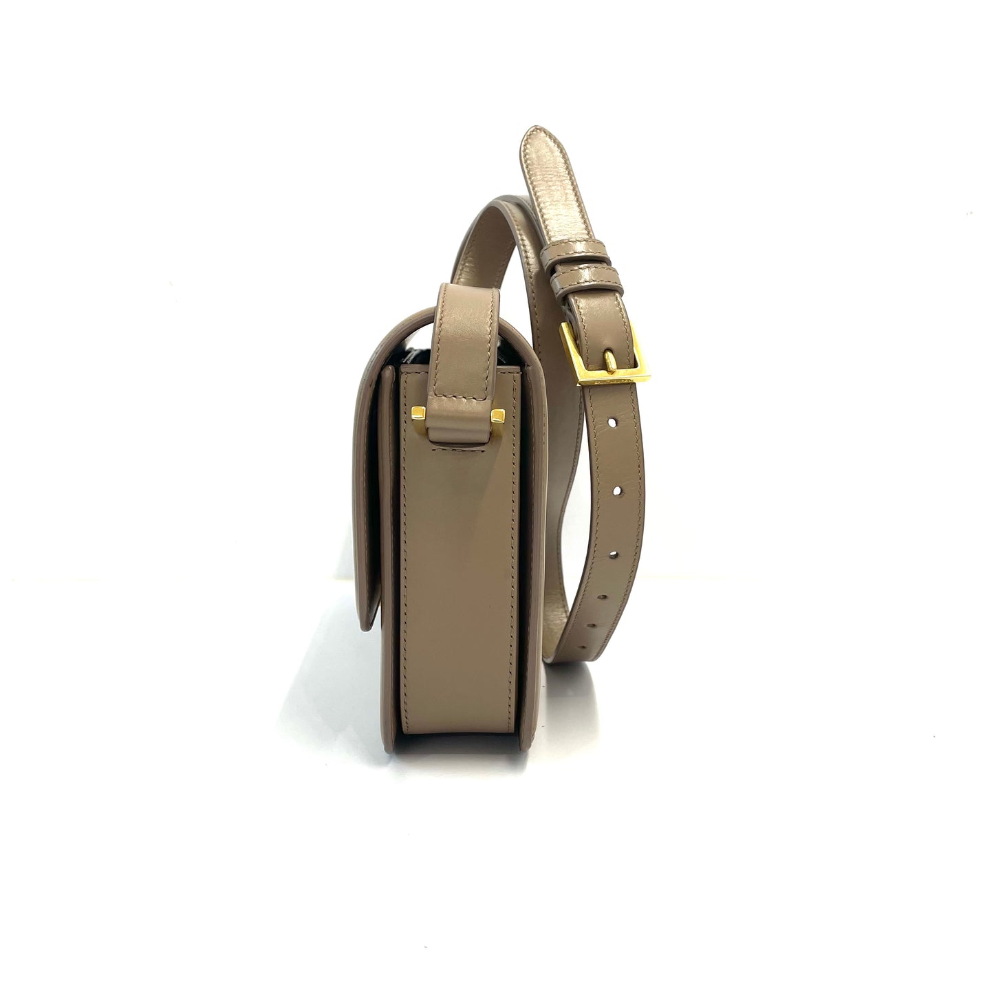 Saint Laurent - Solferino - Leather - Beige - (small)