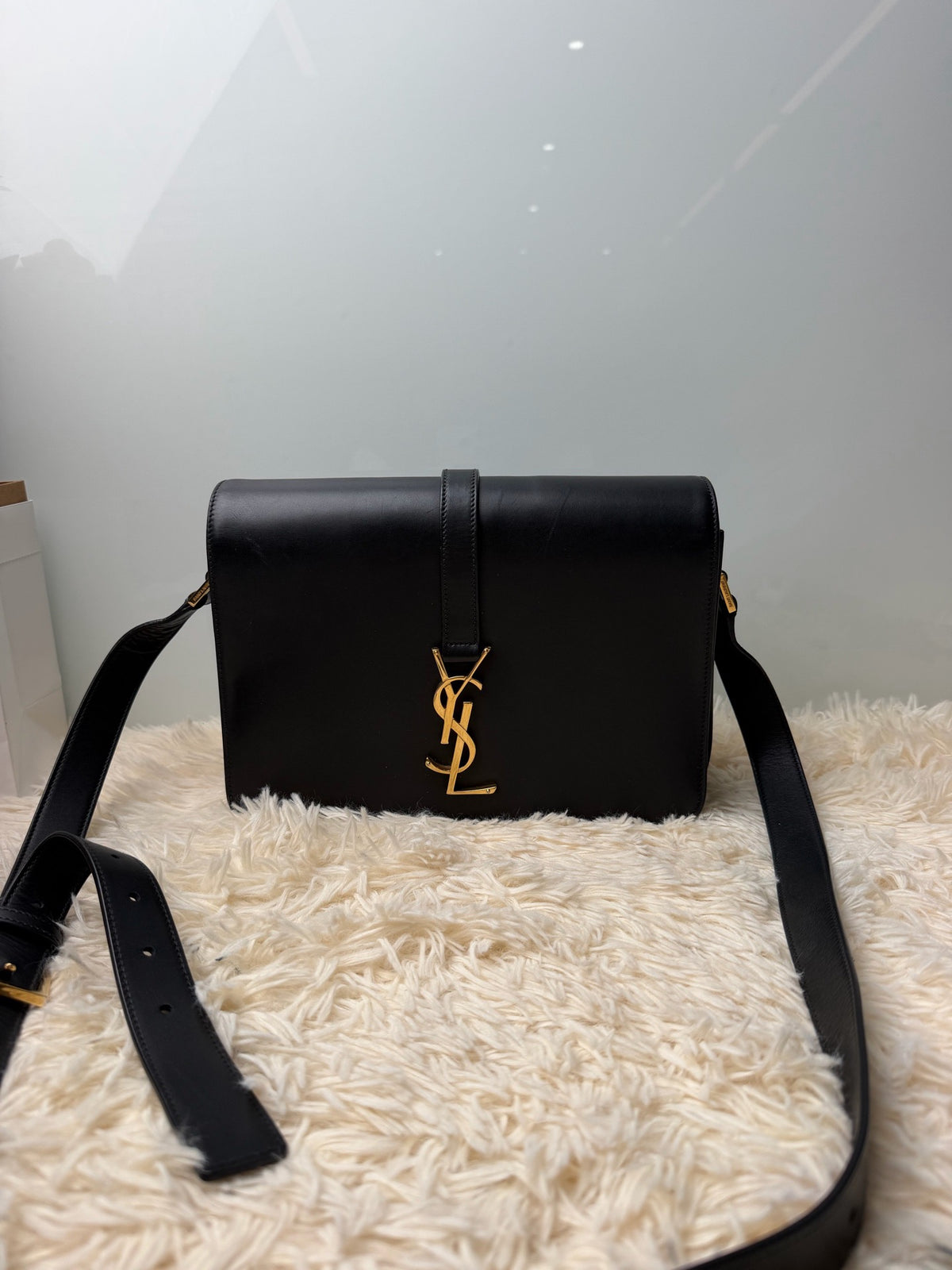 Saint Laurent - Solferino - Leather - Black