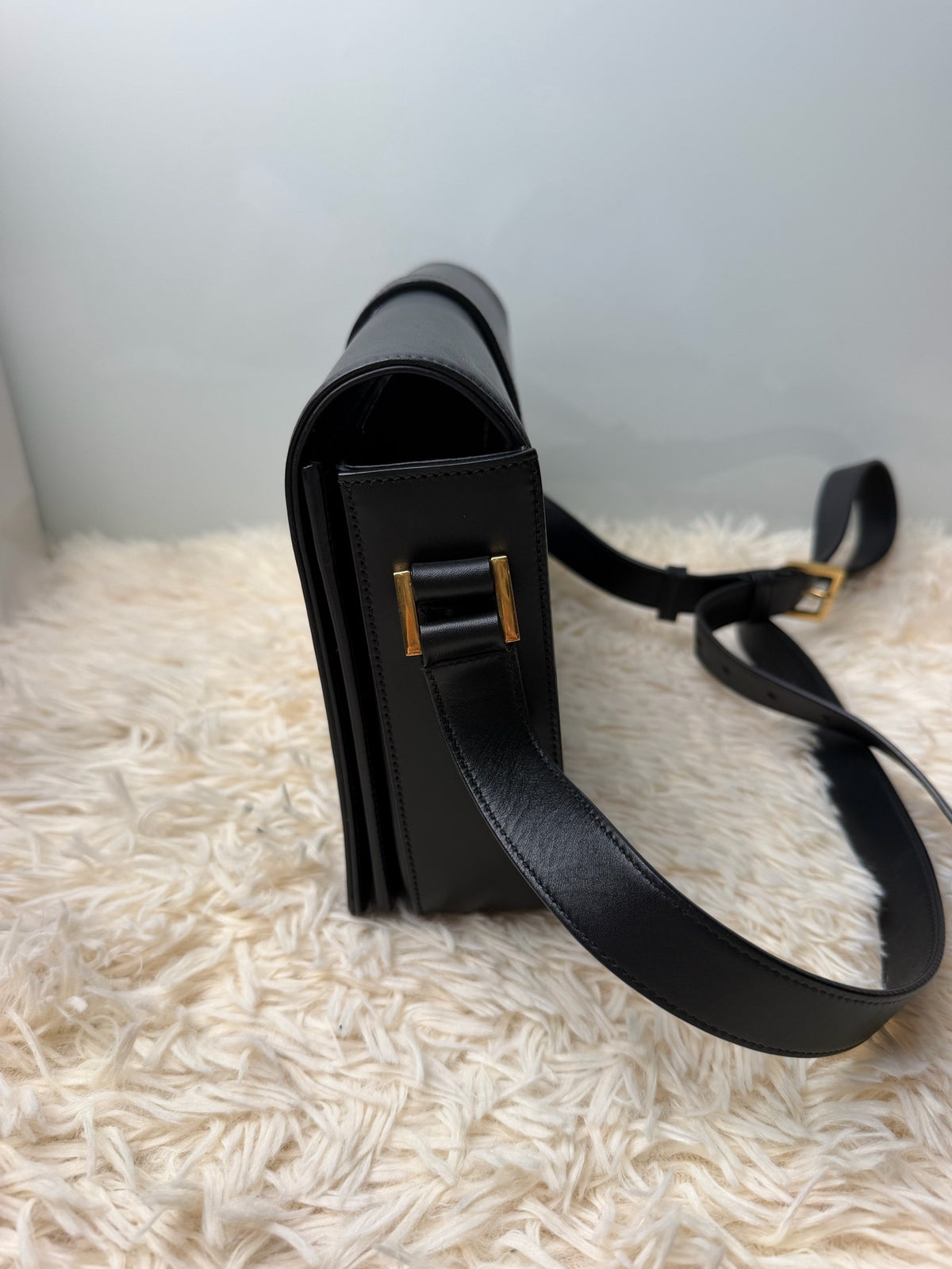 Saint Laurent - Solferino - Leather - Black