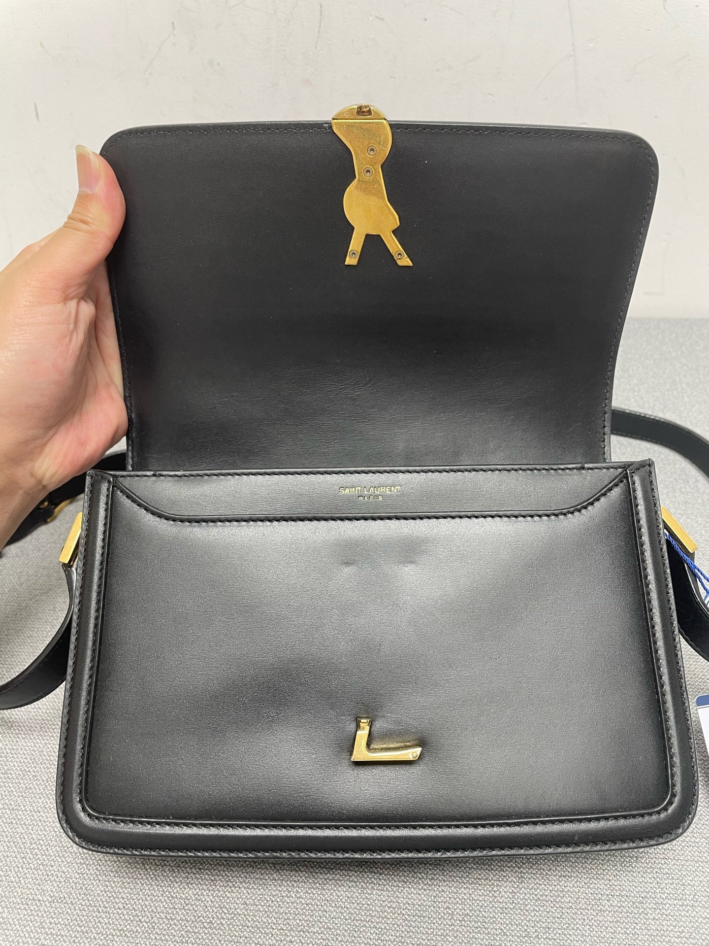 Saint Laurent - Solferino - Leather - Black - (Medium)