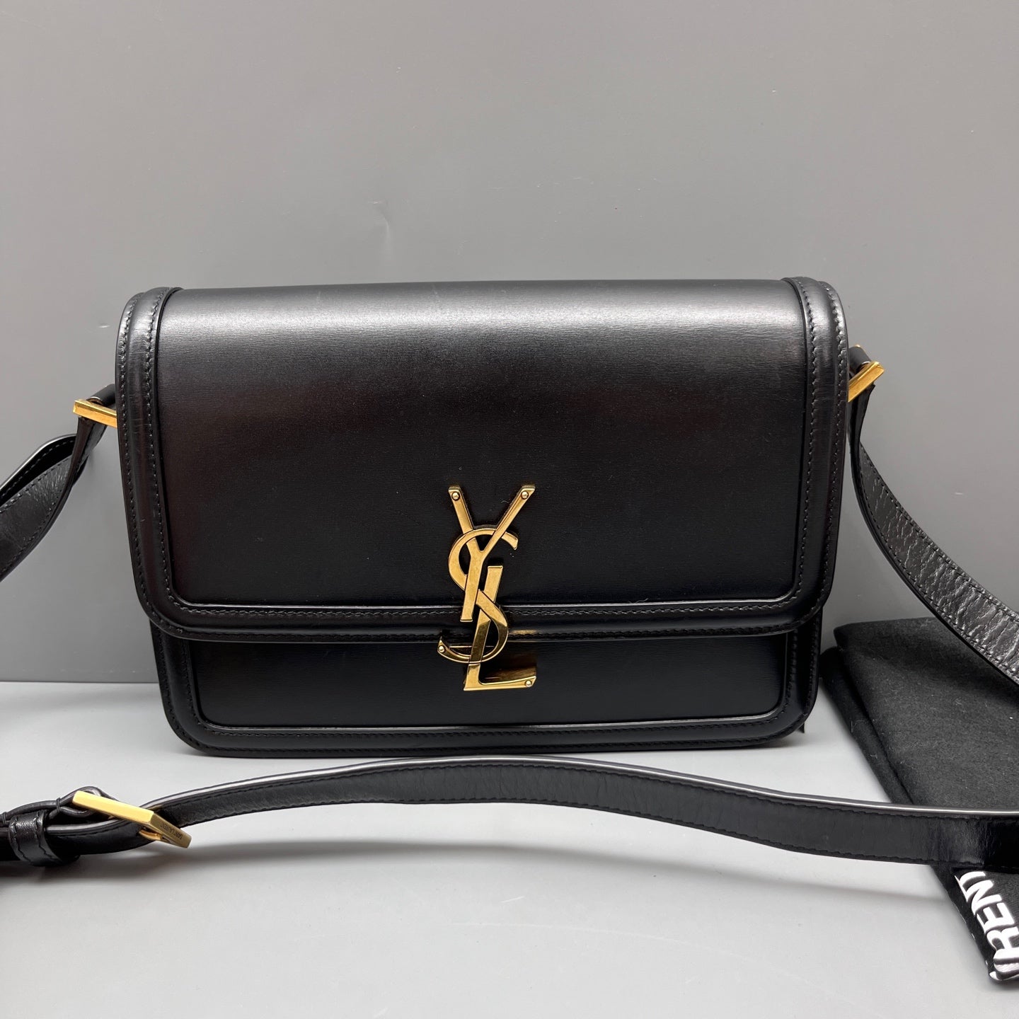 Saint Laurent - Solferino - Leather - Black - (mini)
