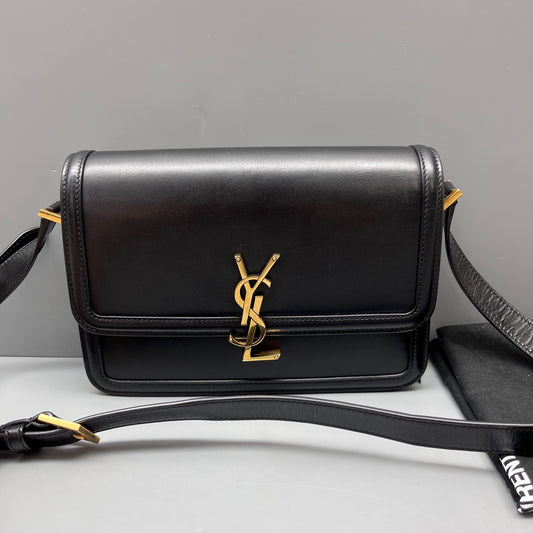 Saint Laurent - Solferino - Leather - Black - (mini)