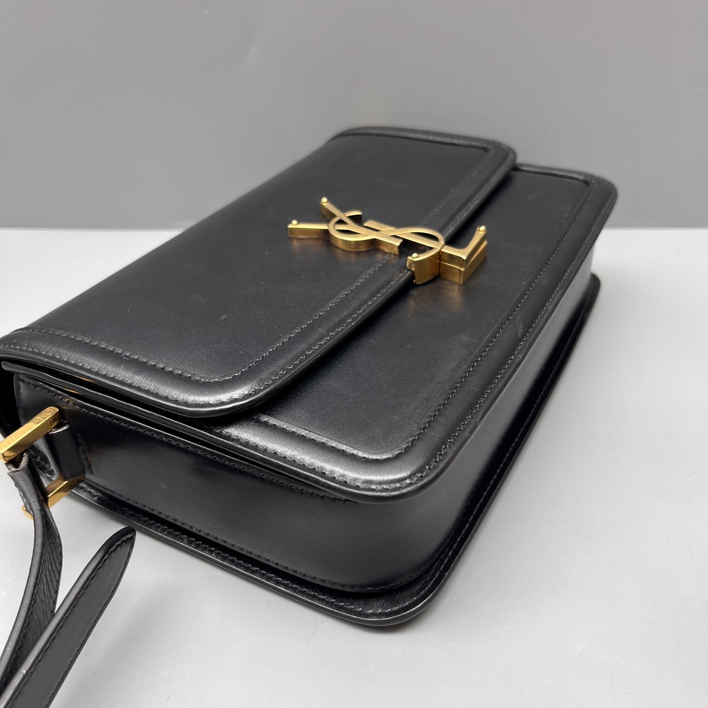 Saint Laurent - Solferino - Leather - Black - (mini)