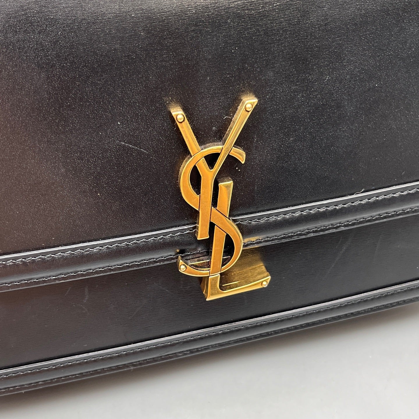Saint Laurent - Solferino - Leather - Black - (mini)