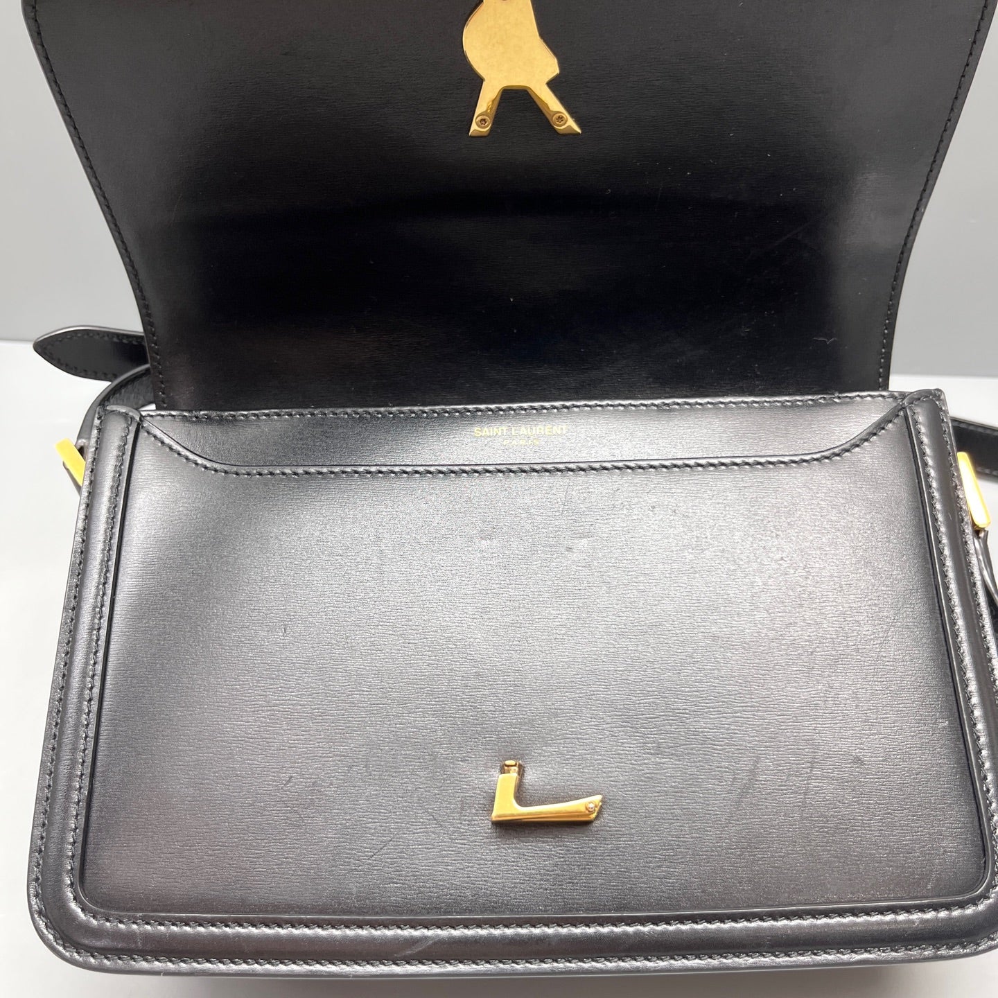 Saint Laurent - Solferino - Leather - Black - (mini)