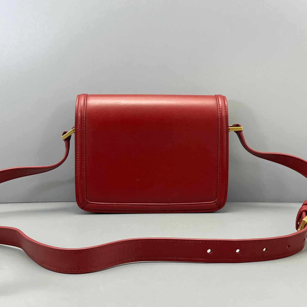 Saint Laurent - Solferino - Leather - Burgundy - (mini)
