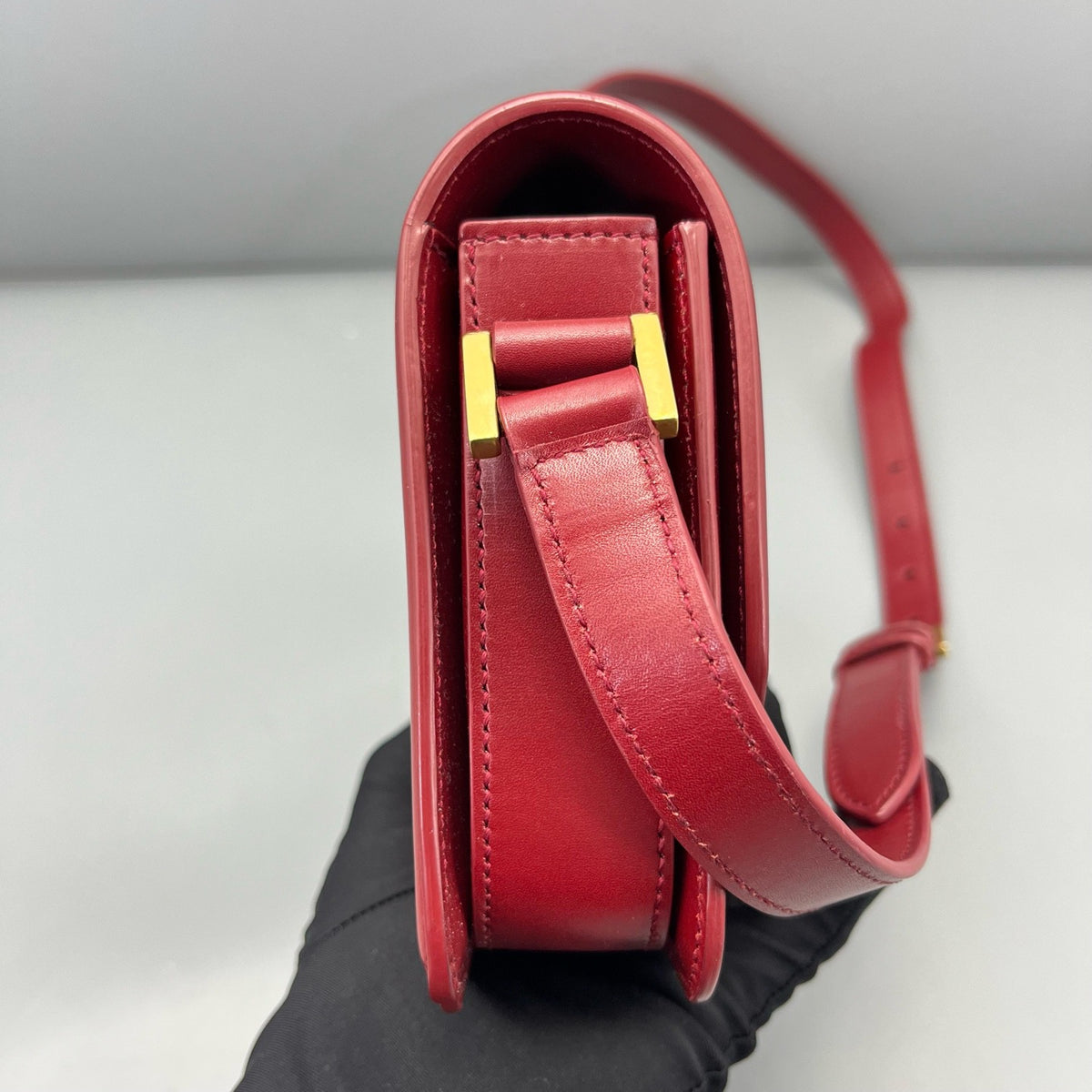 Saint Laurent - Solferino - Leather - Burgundy - (mini)