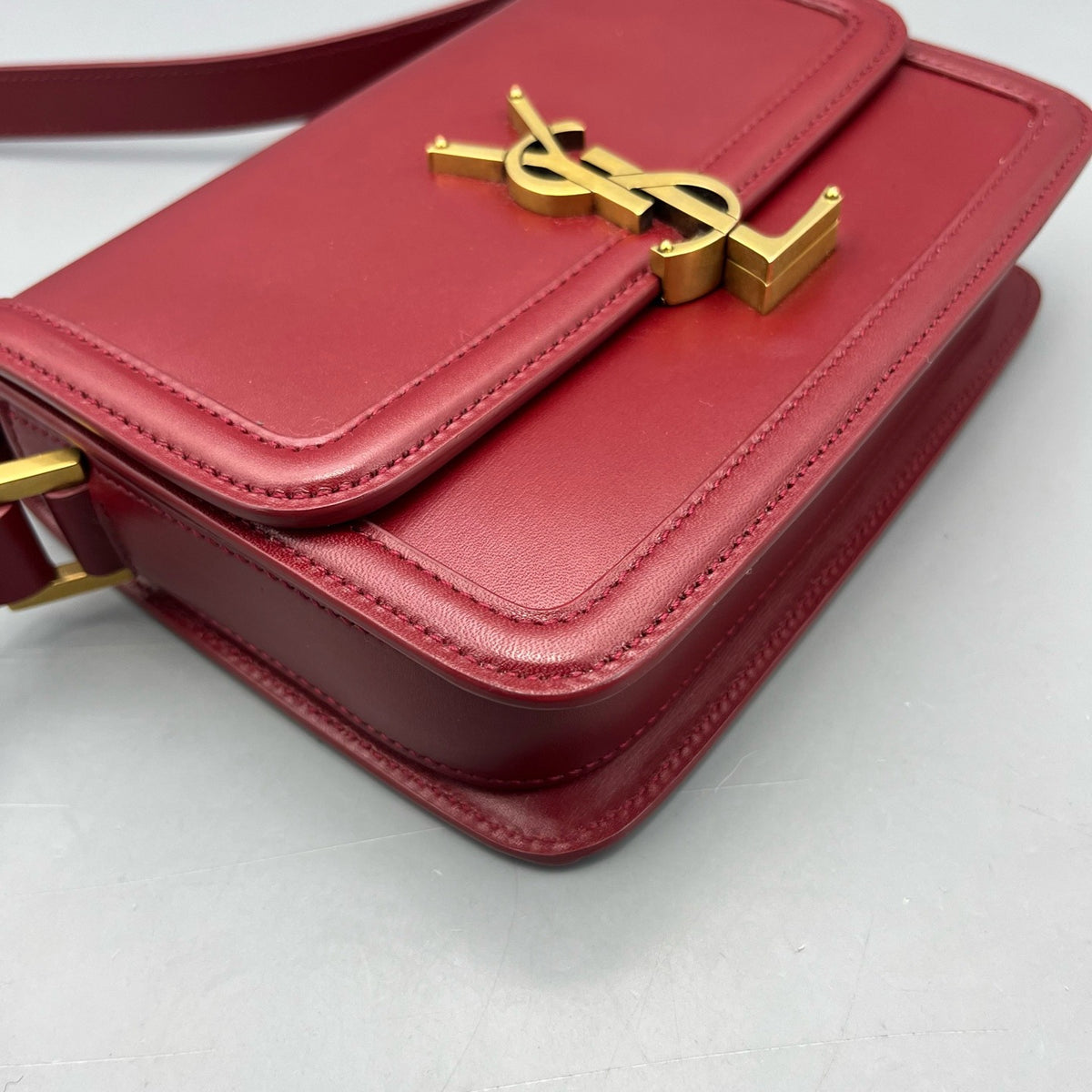 Saint Laurent - Solferino - Leather - Burgundy - (mini)